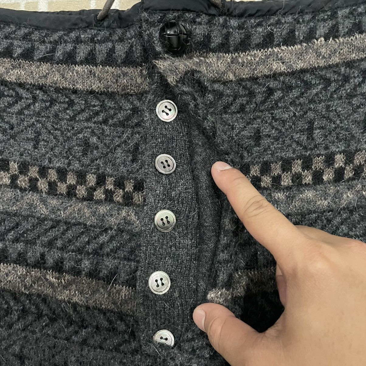 Sacai × Vintage Sacai Wool Shorts Size US 32 / EU 48 - 4 Thumbnail