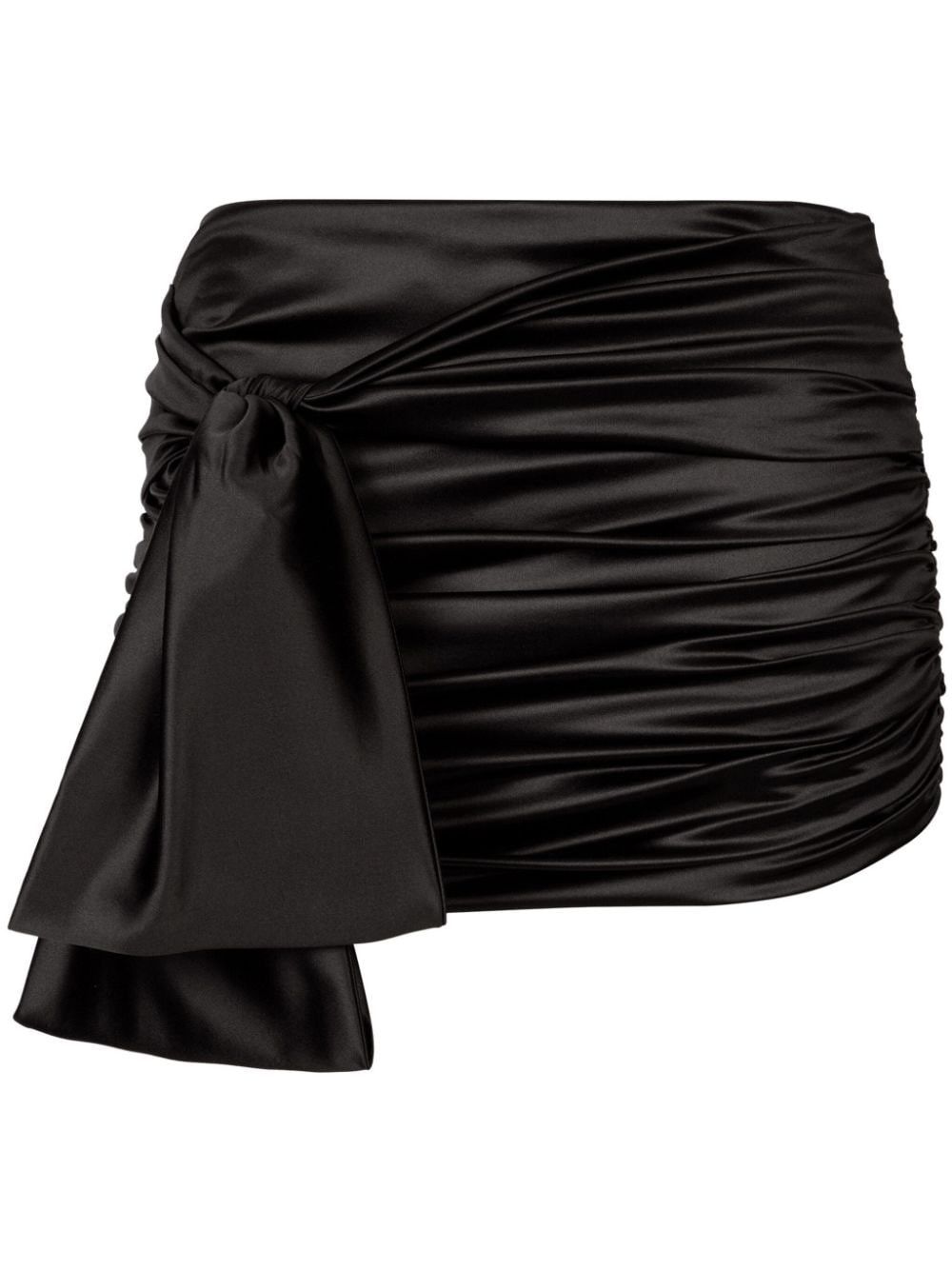 Dolce & Gabbana SILK MINI SKIRT Size 27" / US 4 / IT 40 - 1 Thumbnail