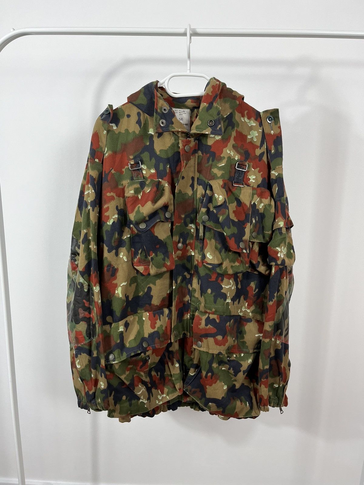Vintage Vintage Military Camo Jacket Size US XL / EU 56 / 4 - 1 Thumbnail