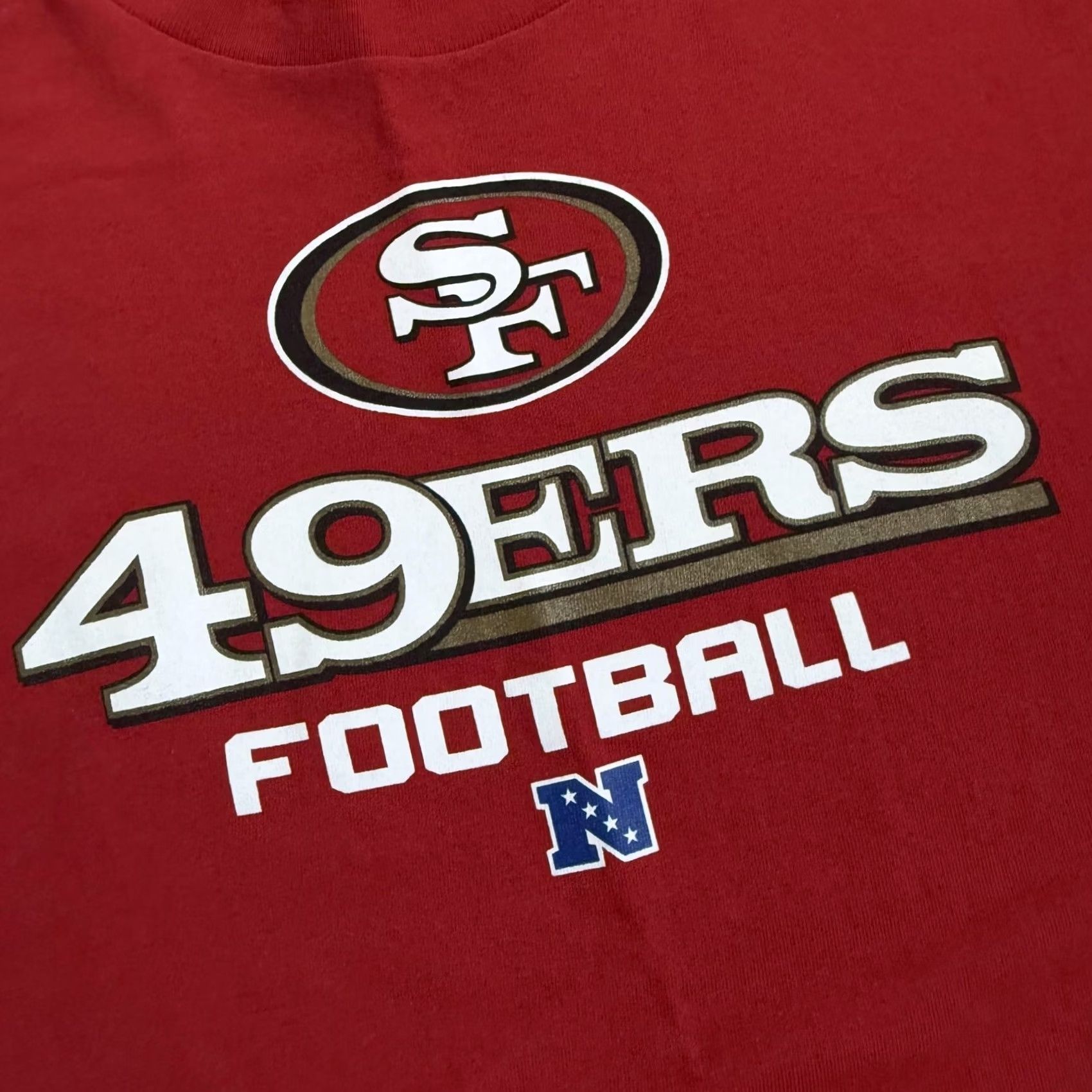NFL San Francisco 49ers Shirt Mens Medium Red NFL Team Apparel Football Tee Cotton Size US M / EU 48-50 / 2 - 3 Thumbnail