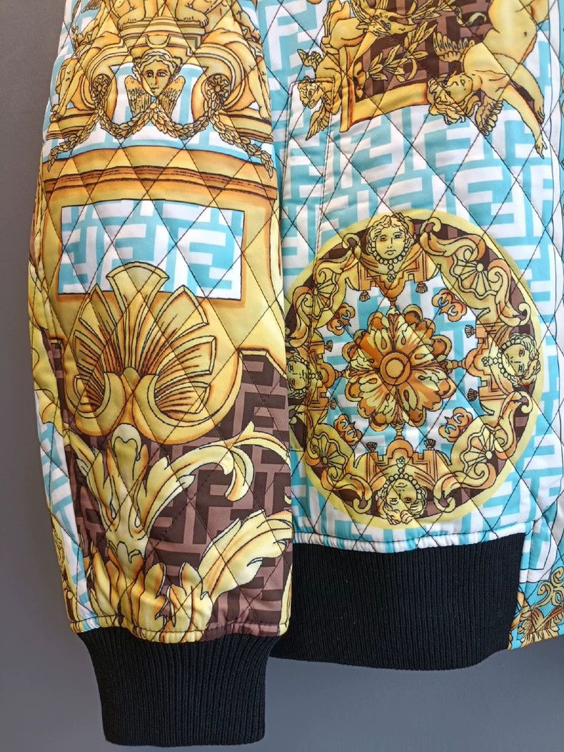Versace Versace Diamond-shaped cotton jacket Size US L / EU 52-54 / 3 - 4 Thumbnail