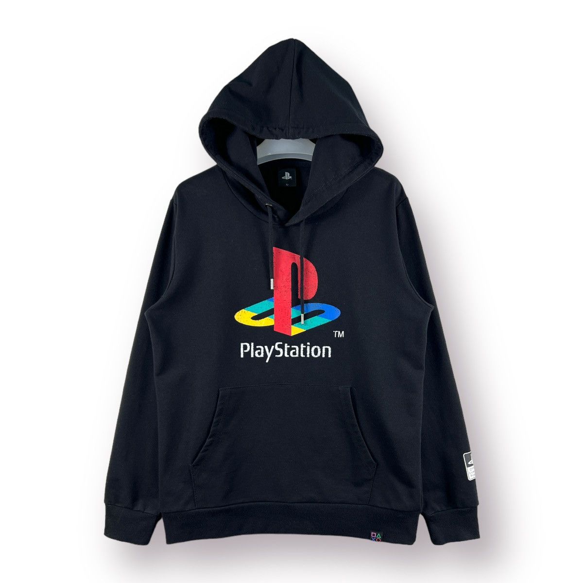 Nintendo × Playstation 🌟 PLAYSTATION BIG LOGO Hoodie Black - L Size US M / EU 48-50 / 2 - 1 Thumbnail