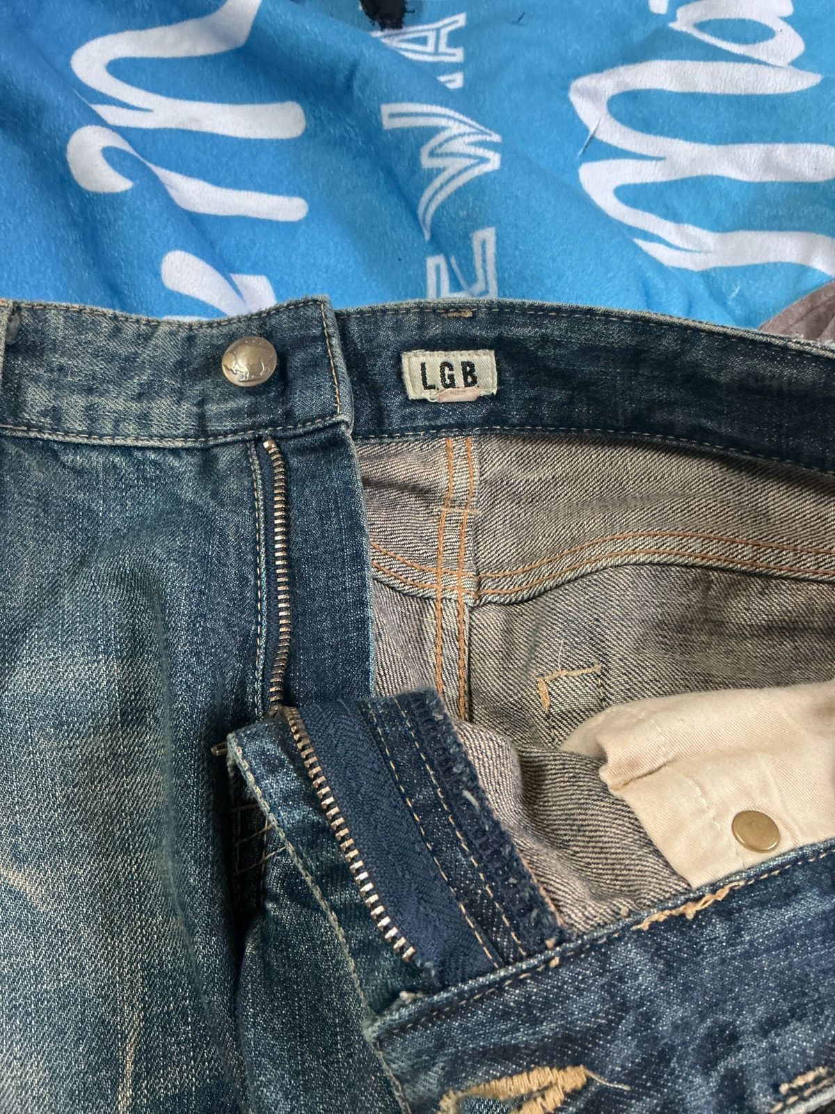 If Six Was Nine lgb wolf jeans Size US 26 / EU 42 - 11 Thumbnail