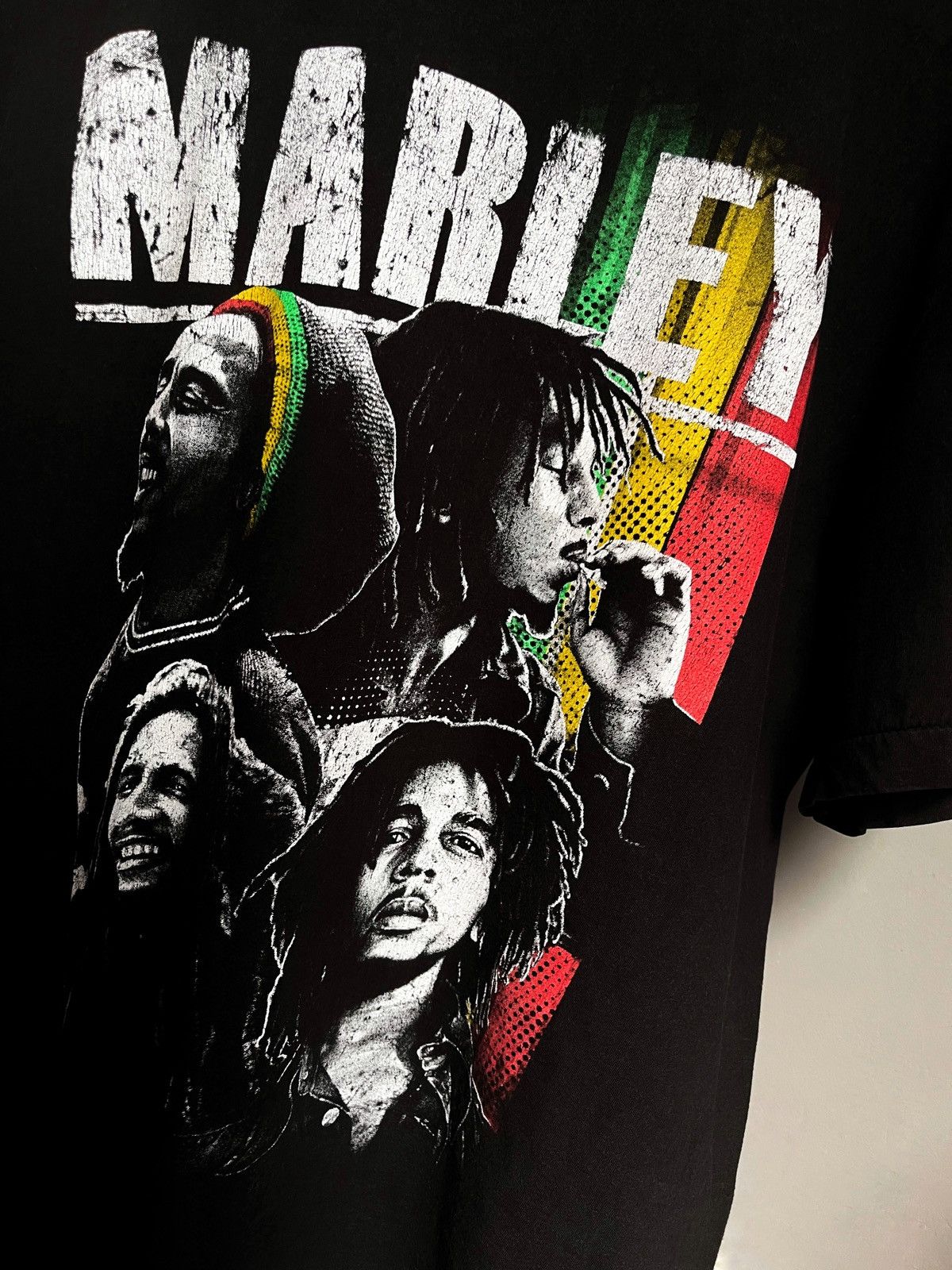 Bob Marley × Vintage Vintage 90’s Bob Marley Reggae Jamaica Graphic Tee Size US XL / EU 56 / 4 - 1 Thumbnail