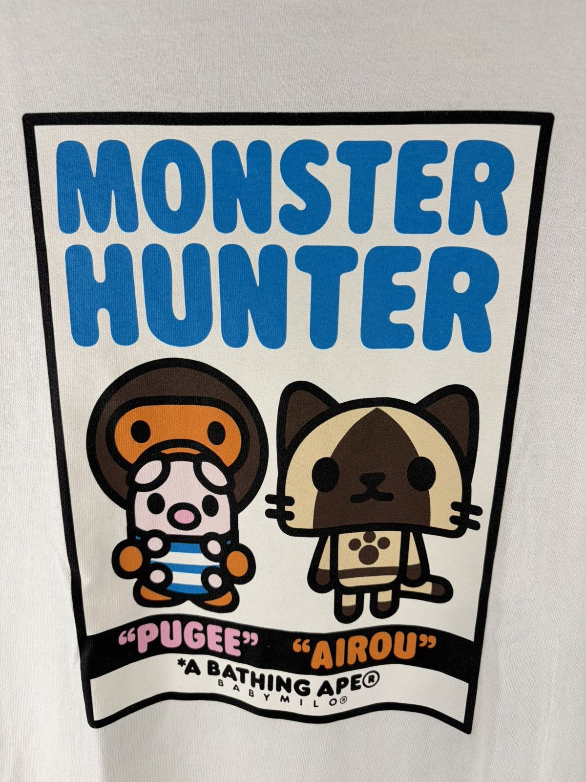 Bape 2013 Bape Monster Hunter Milo Print Tee Size US M / EU 48-50 / 2 - 3 Thumbnail