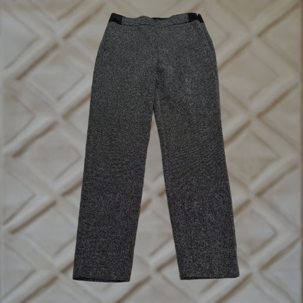 White House Black Market White House Black Market Slim Fit Ankle Trouser Pants Women 2 Tweed Gray Stretch Size 28" / US 6 / IT 42 - 1 Thumbnail