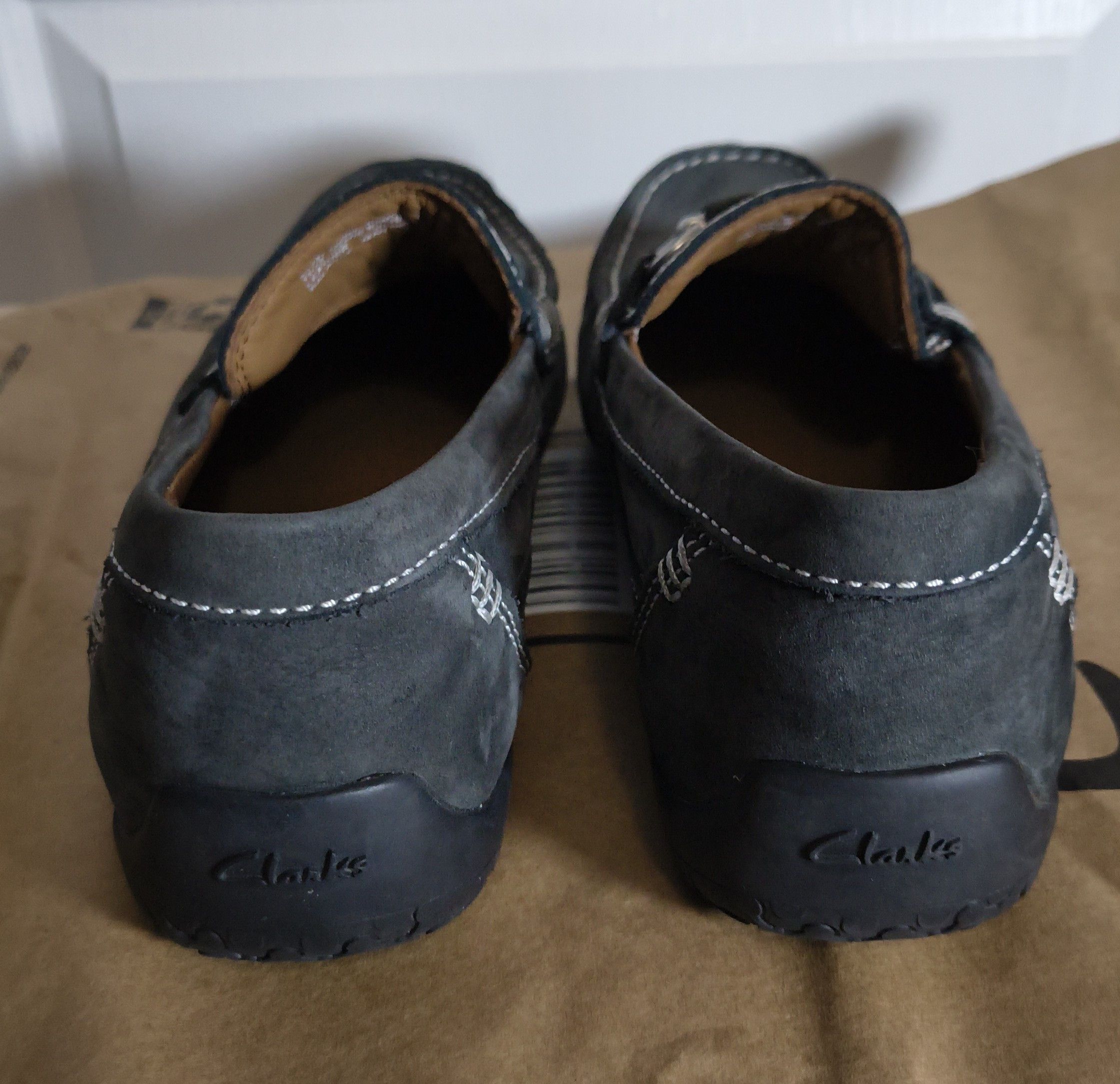 Clarks CLARKS RANGO ROLL Horsebit Loafer 63737 Gray Suede Men 7.5 Size US 7.5 / EU 40-41 - 3 Thumbnail