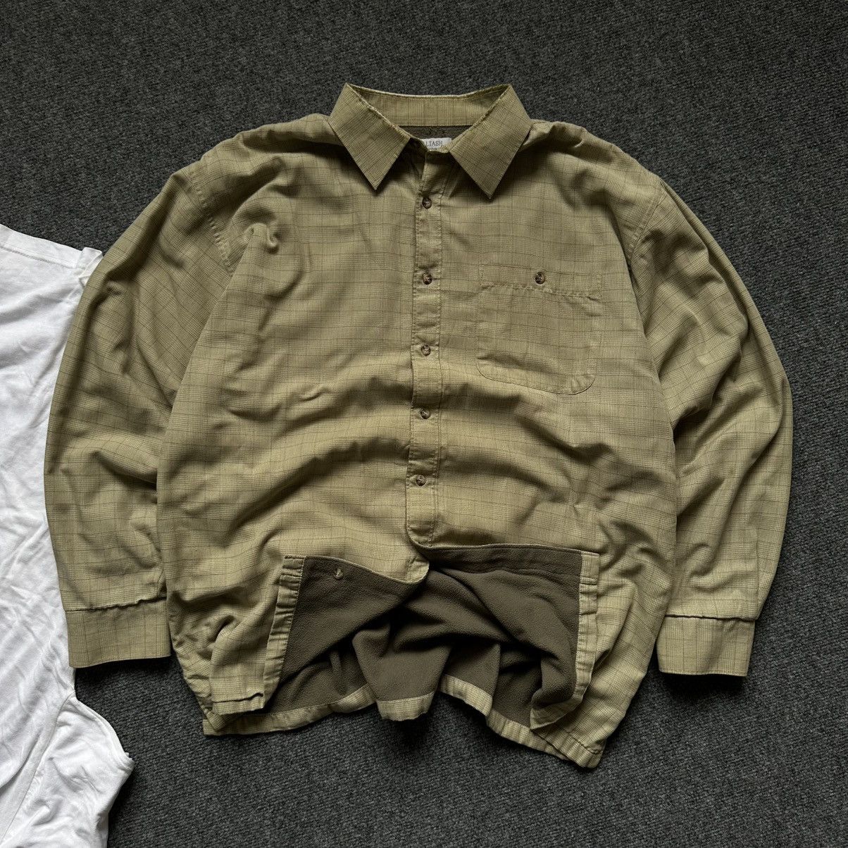 If Six Was Nine VTG Mans Checked Shirt Bonart Fleece Distressed Size XL 00s Size US XL / EU 56 / 4 - 3 Thumbnail