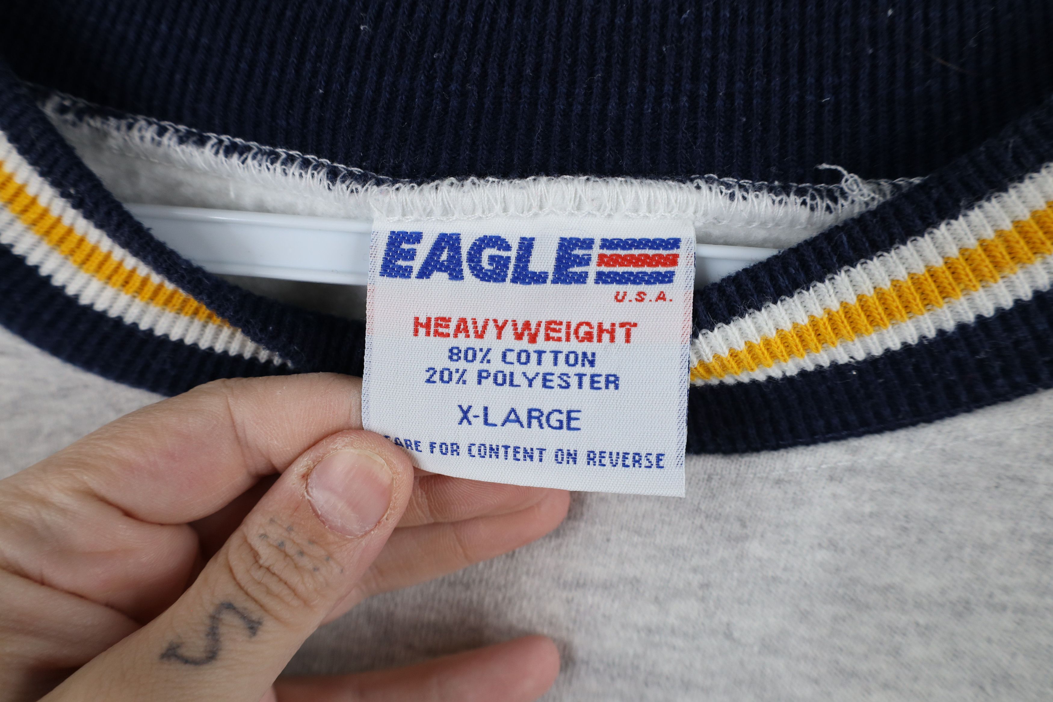 Vintage Vintage 90s Glandorf High School Heavyweight Sweatshirt USA Size US XL / EU 56 / 4 - 10 Thumbnail
