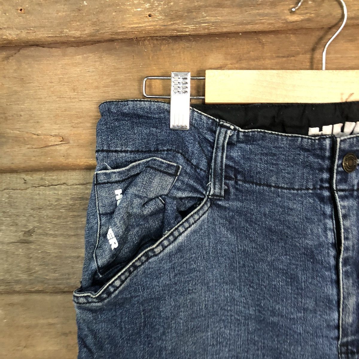 Hummel Hummer Blue Cargo Multipocket tactical denim Pants #7379 Size US 34 / EU 50 - 4 Thumbnail