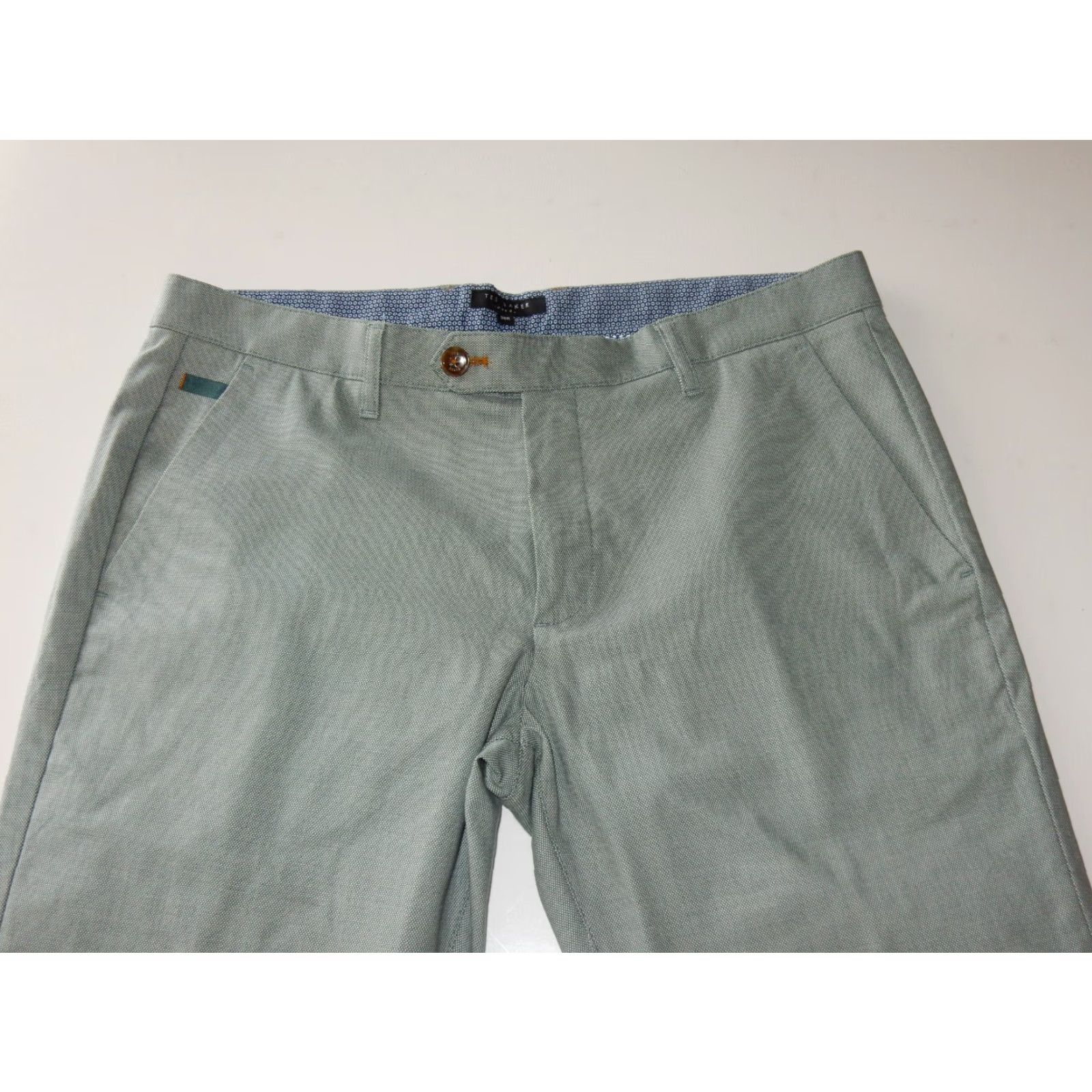 Ted Baker VINTAGE Ted Baker Men's Pants Khakis Flat Front Cotton Size 36x31 Ivory Size US 36 / EU 52 - 3 Thumbnail