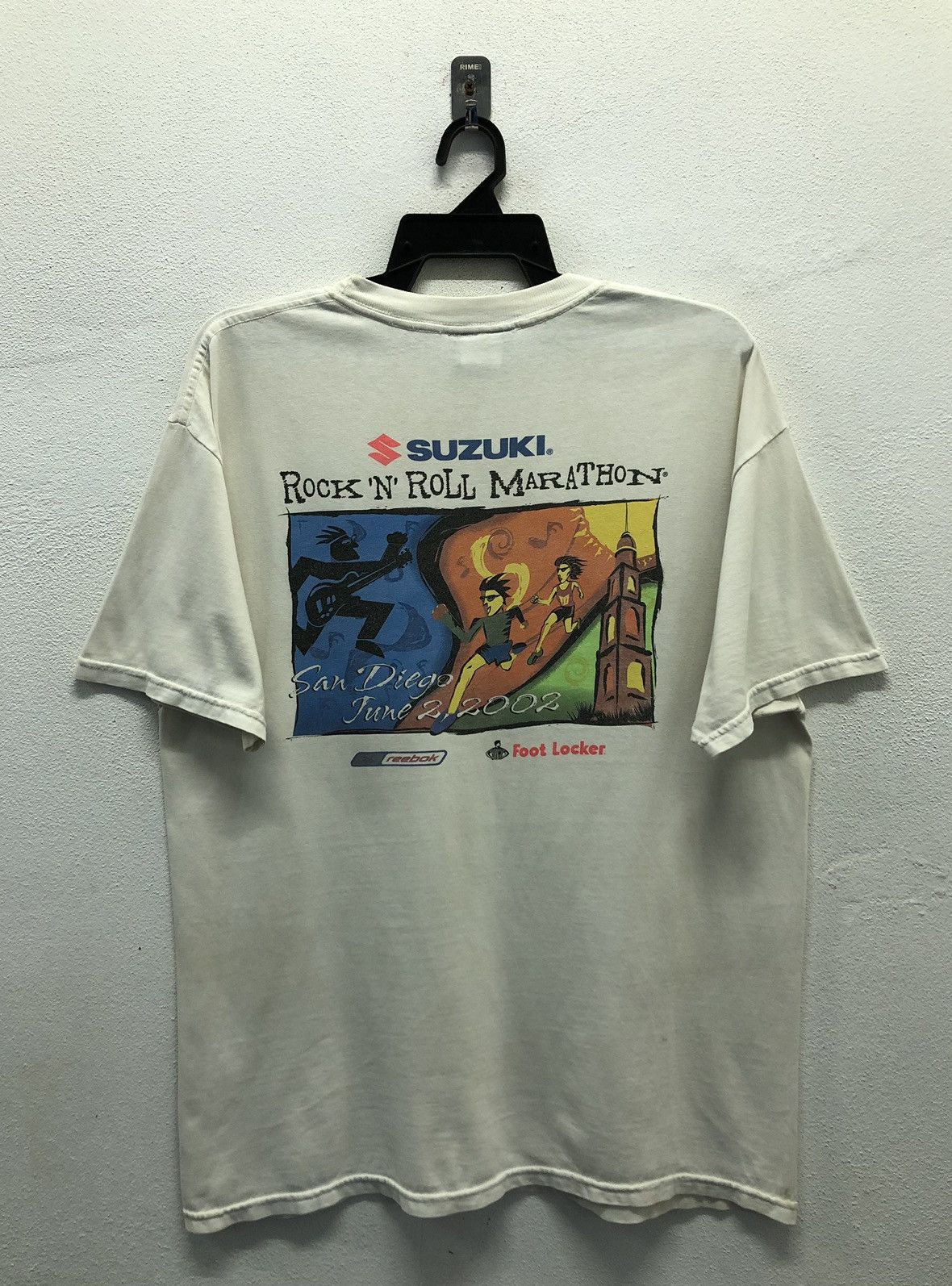 Reebok Vintage Reebok Suzuki Rock 'N' Roll Marathon San Diego Shirt Size US L / EU 52-54 / 3 - 1 Thumbnail