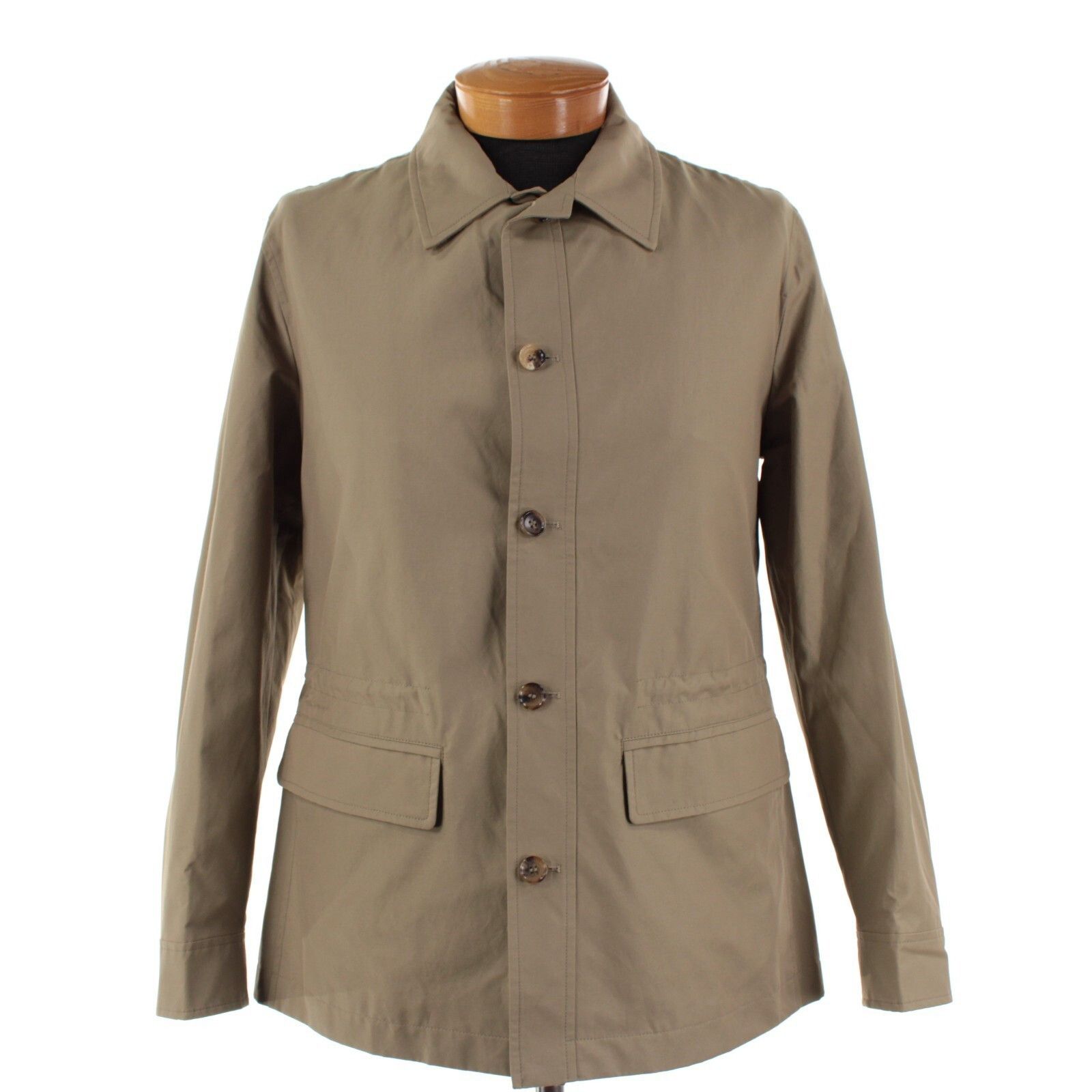 Luciano Barbera Luciano Barbera Jacket Size M US In Beige Cotton Blend Size US M / EU 48-50 / 2 - 1 Thumbnail