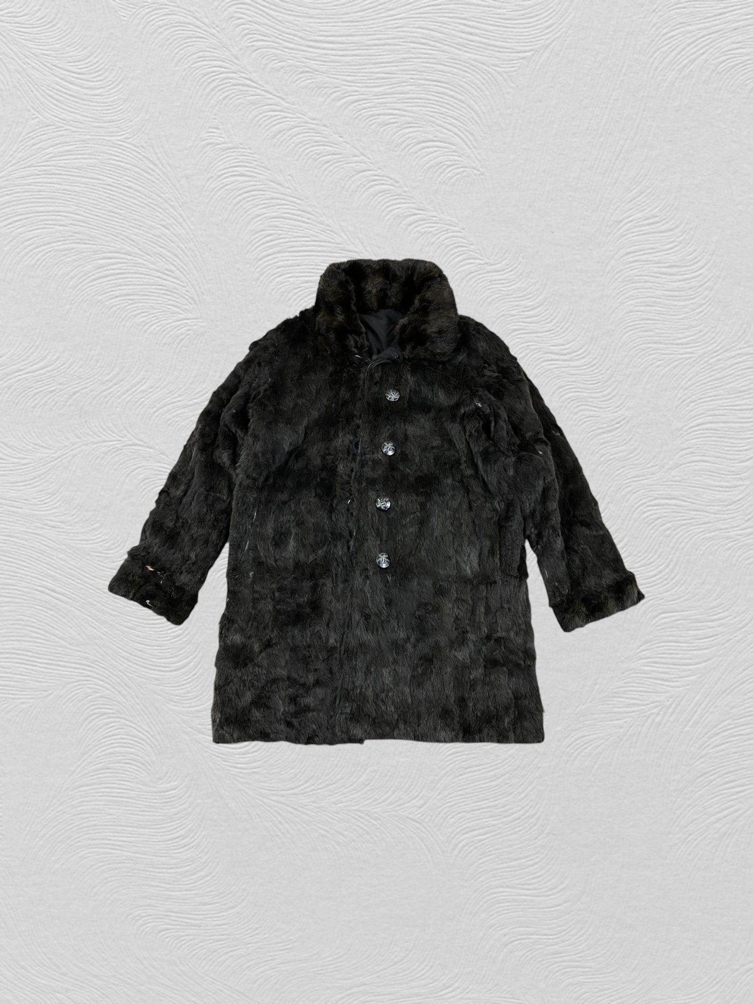If Six Was Nine Vintage Balmain Paris Fur Riversible Long Coat Jacket- J447 Size US L / EU 52-54 / 3 - 6 Thumbnail