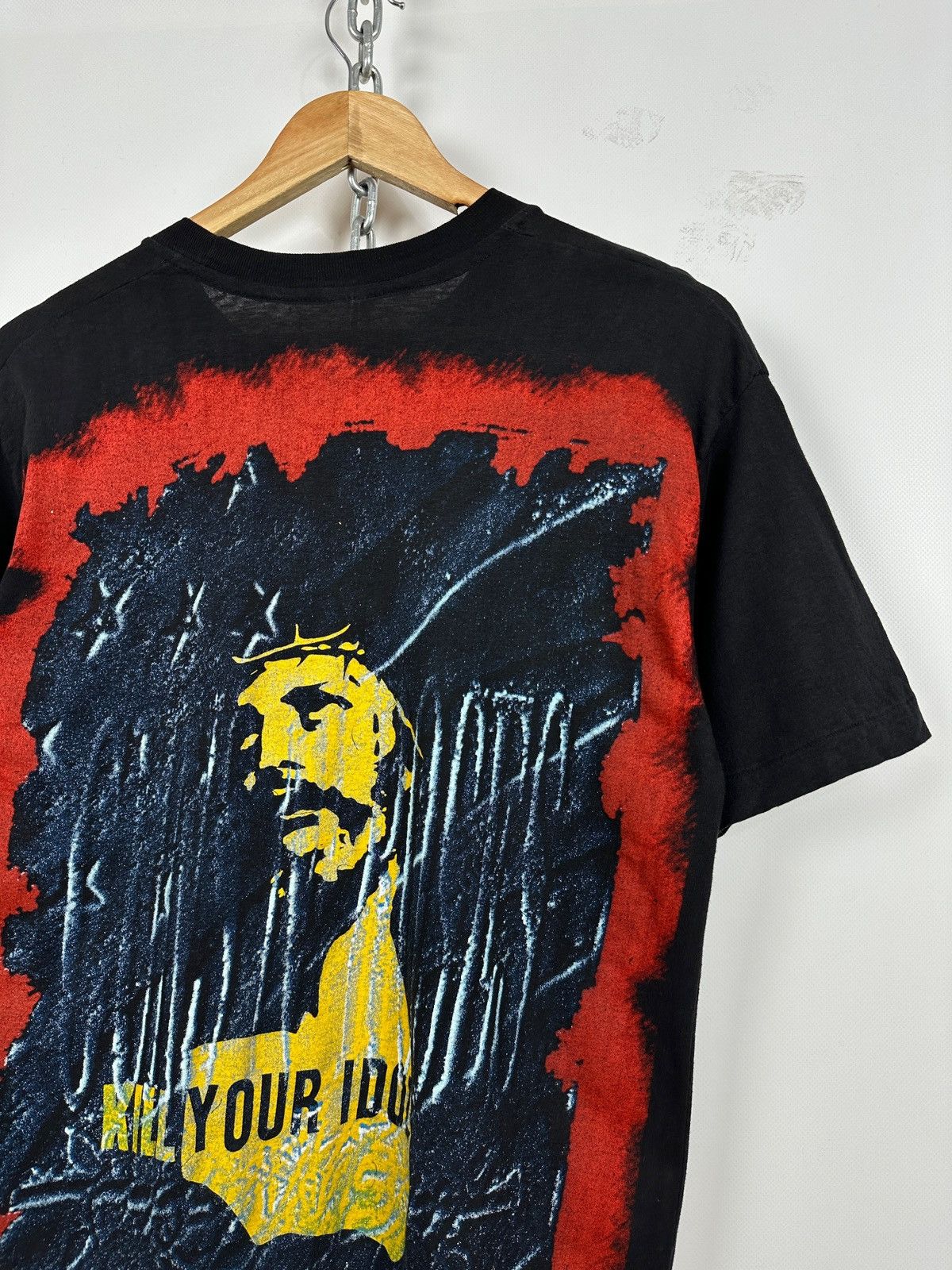 Band Tees 90s Vintage Guns N Roses Axl Rose Kill Your Idol T-Shirt Size US M / EU 48-50 / 2 - 13 Thumbnail
