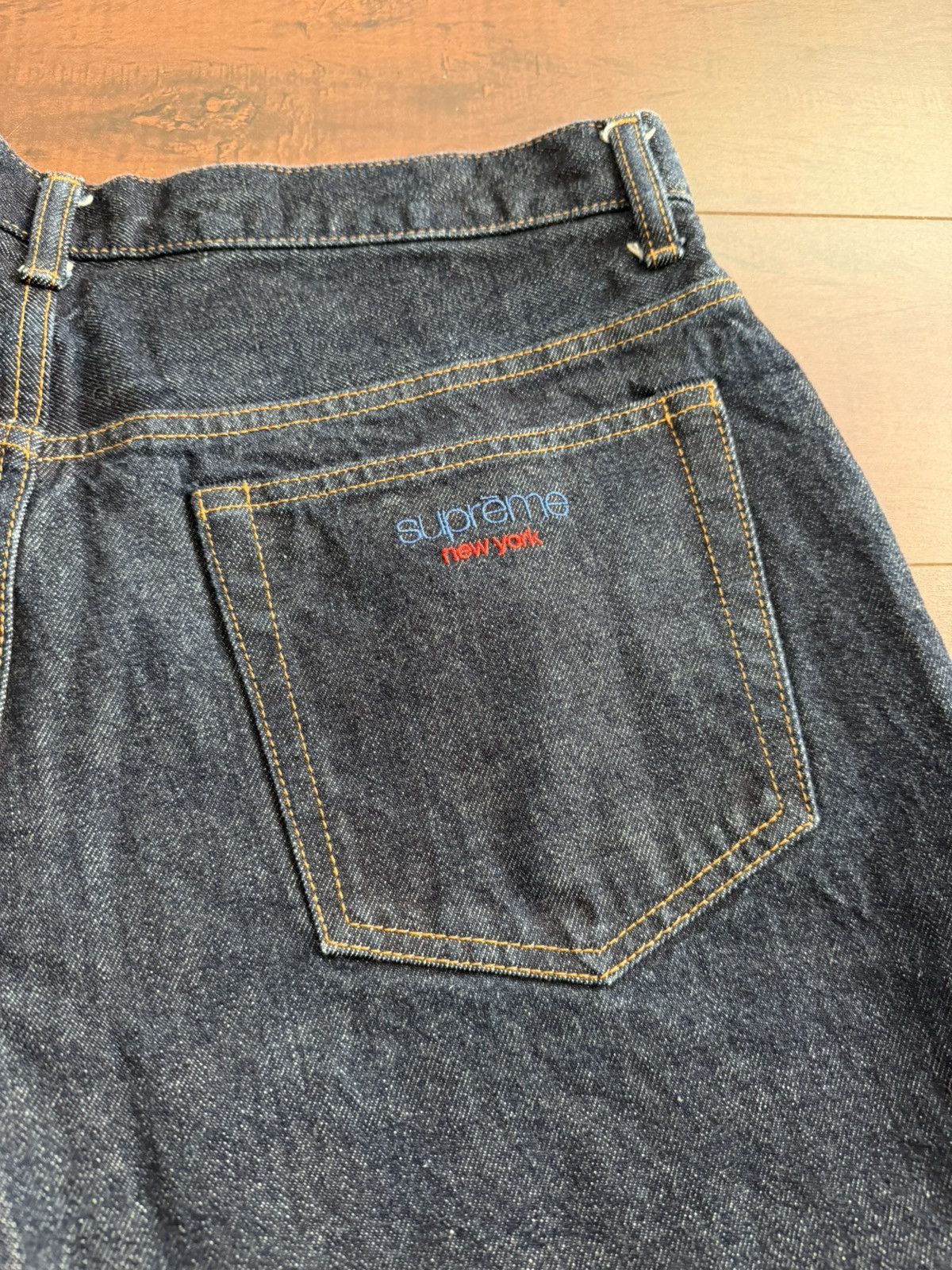 Supreme Supreme Baggy Selvedge Jean 'Rigid Indigo' Size US 32 / EU 48 - 6 Thumbnail