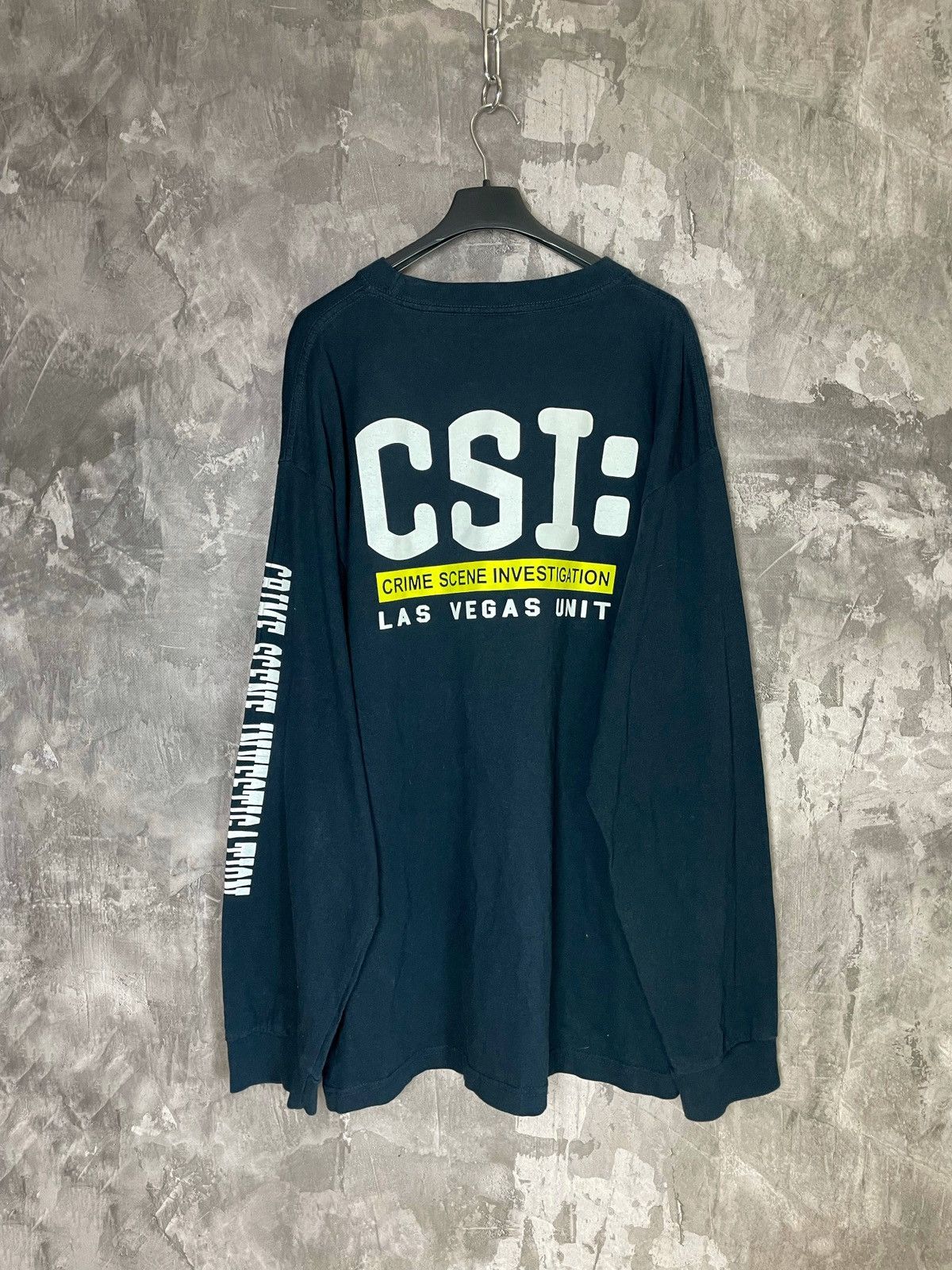 Vintage Vintage Y2K CSI Las Vegas TV Promo Long sleeve T Shirt Size US XL / EU 56 / 4 - 1 Thumbnail