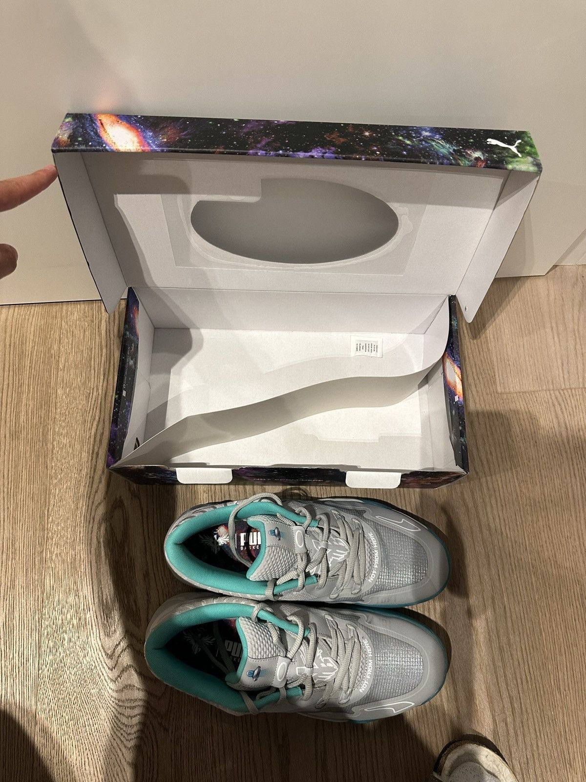 Puma puma x melo mb.01 low grey blue ufo Size US 13 / EU 46 - 7 Thumbnail