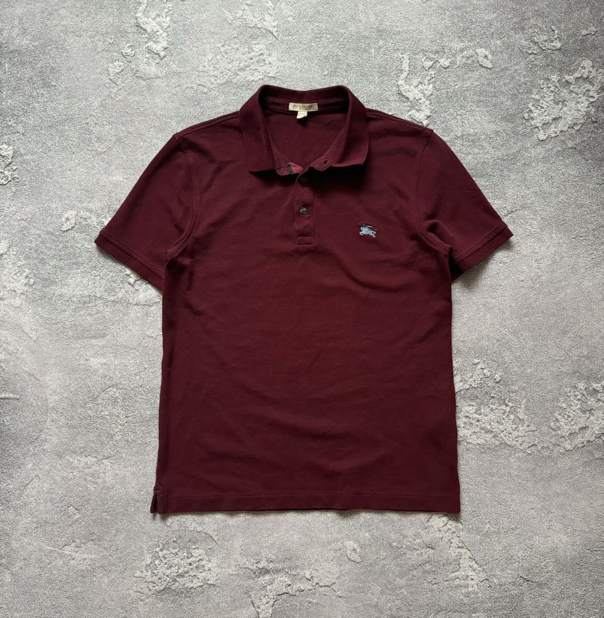 Burberry × Designer Burberry Brit M polo button up tee T-shirt burgundy MAN Size US M / EU 48-50 / 2 - 5 Thumbnail
