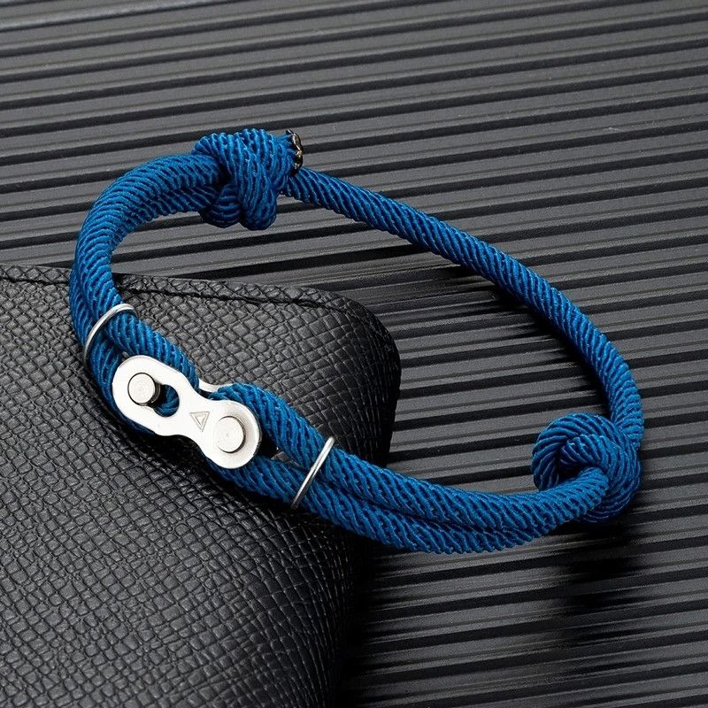 Vintage Adjustable Bicycle Chain Bracelet for Men Size ONE SIZE - 1 Thumbnail