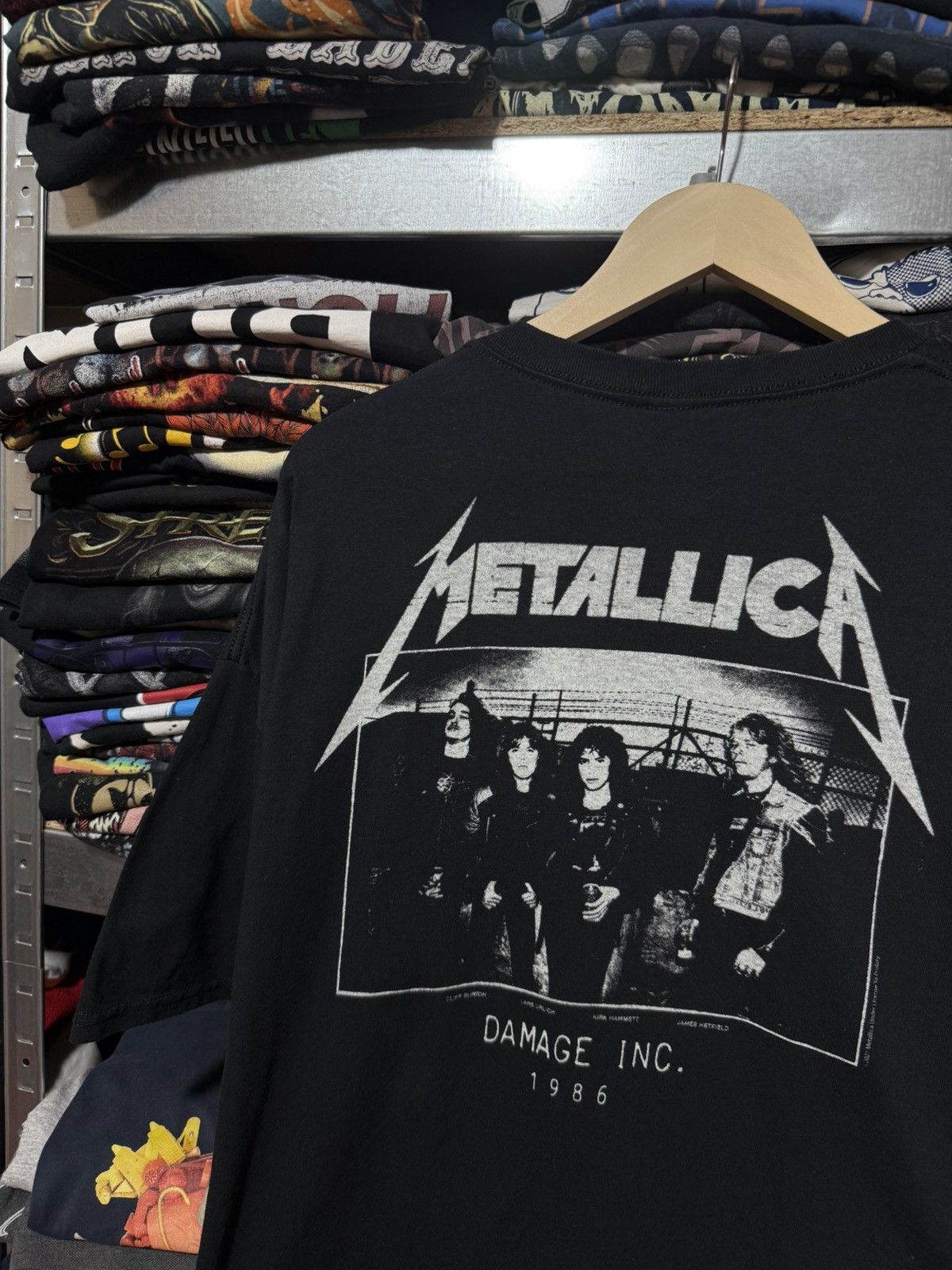 Band Tees Vintage 2021 Metallica Damage Inc 1986 Rock Band T-Shirt Y2K Size US XXL / EU 58 / 5 - 4 Thumbnail