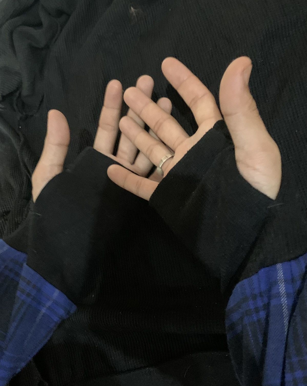If Six Was Nine × Japanese Brand × Le Grande Bleu (L.G.B.) Jungle Strom Tartan Hoodies with mask Size US L / EU 52-54 / 3 - 4 Thumbnail