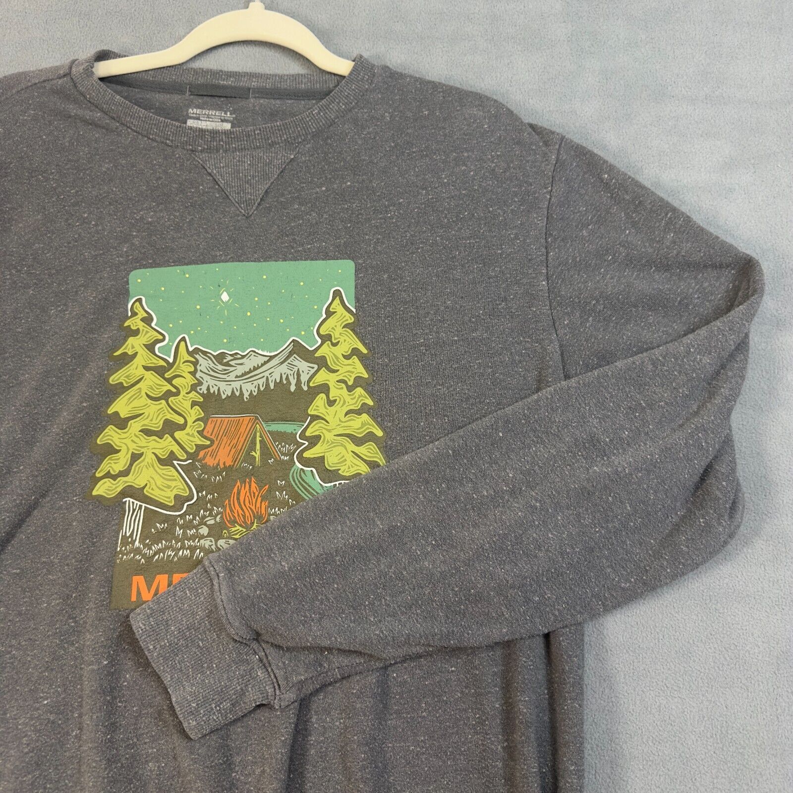 Merrell Merrell Crew Neck Sweatshirt Mens Sz Large Graphic Woosah Size US L / EU 52-54 / 3 - 5 Thumbnail