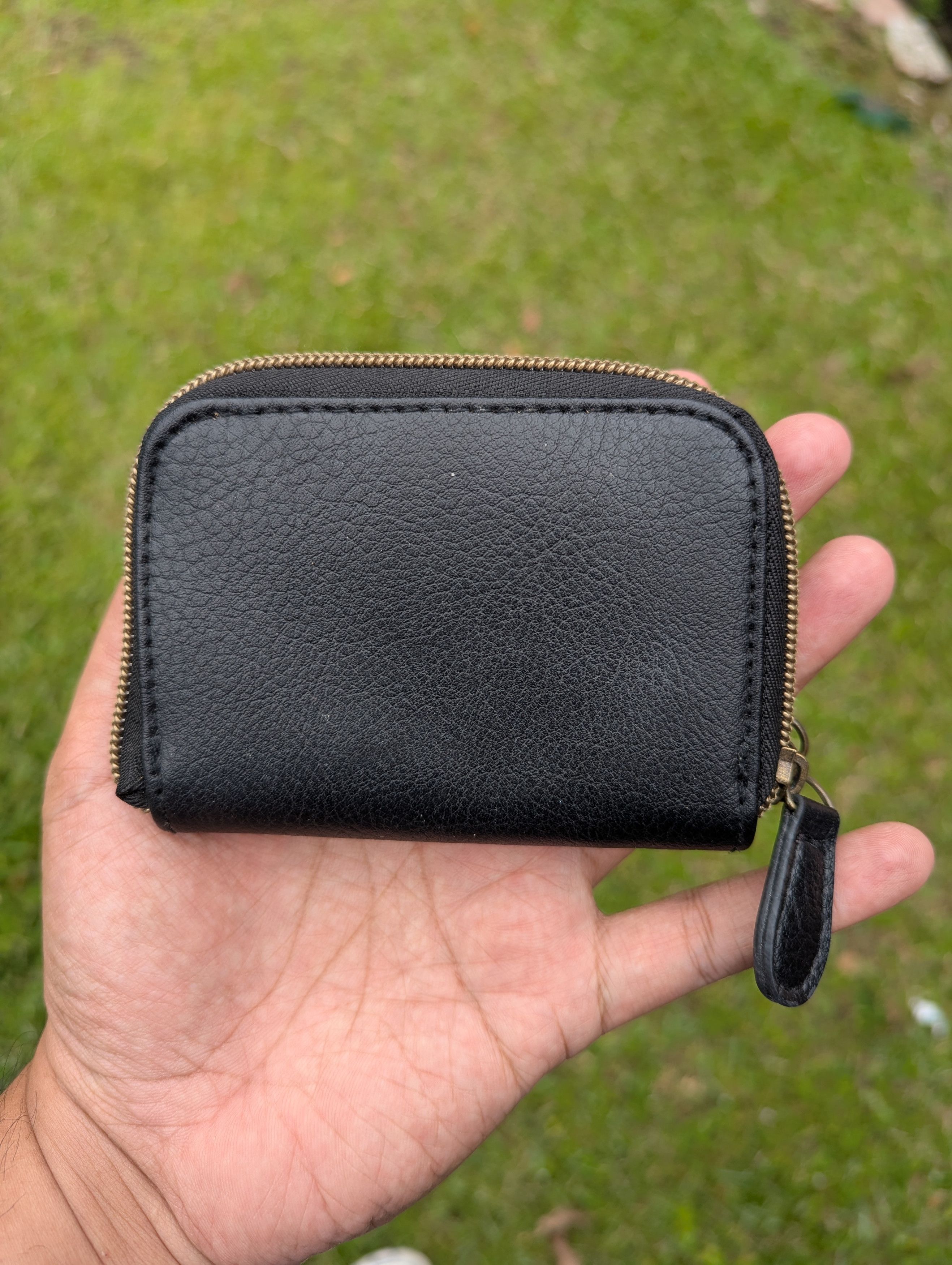 Number (N)ine OG Number [N]ine Leather Zipper Coin Wallet Case Size ONE SIZE - 2 Thumbnail