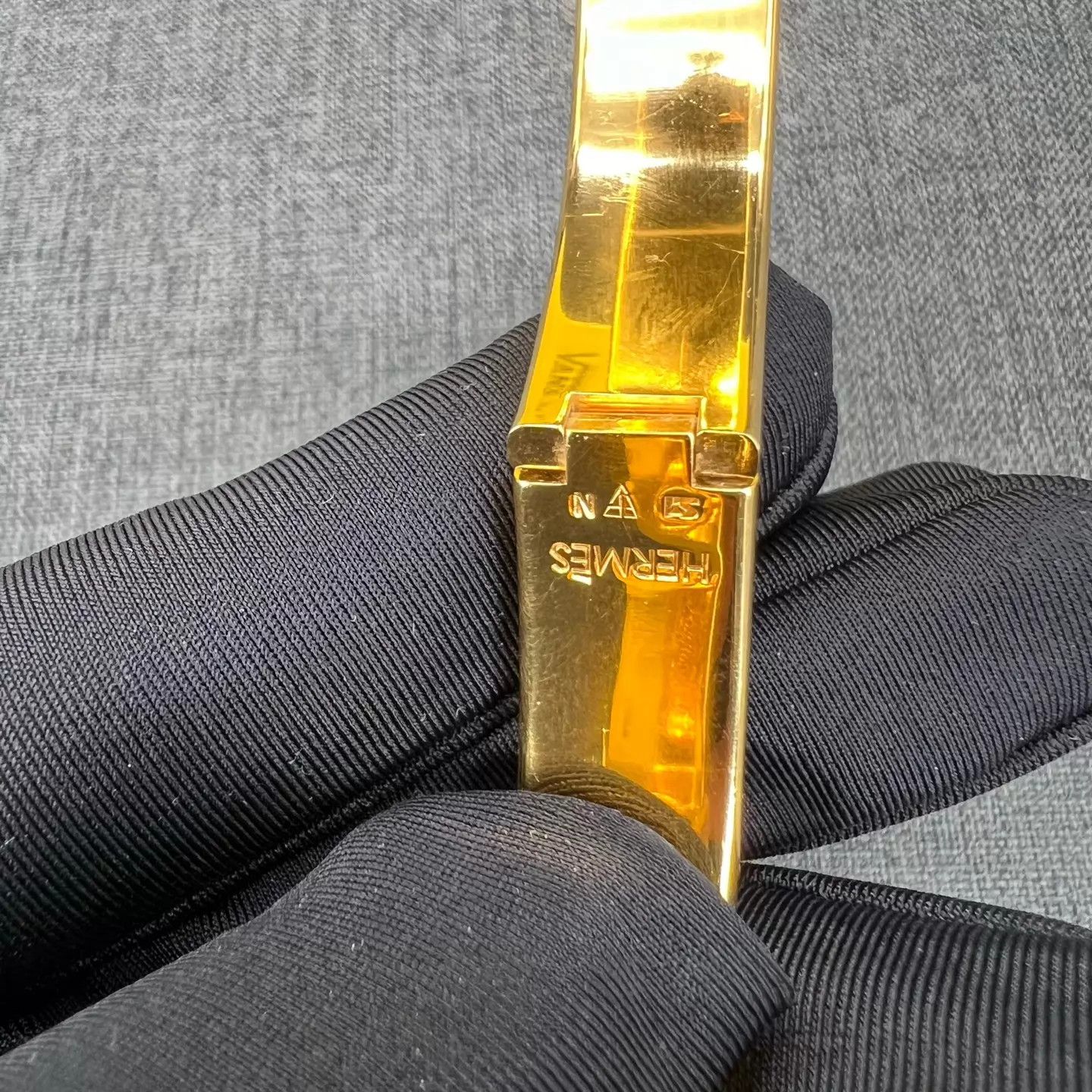 Hermes Hermès Violet Gold Bracelet Like New Size Size ONE SIZE - 5 Thumbnail