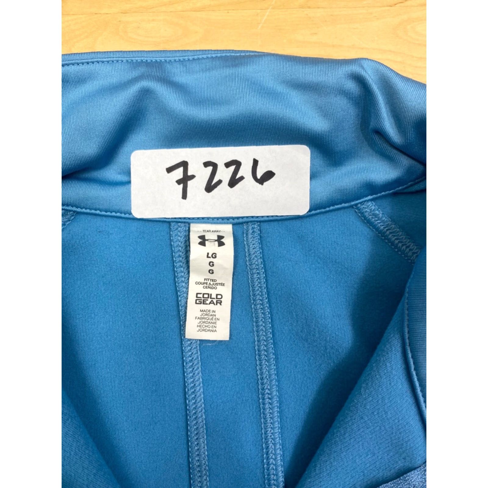 Under Armour Under Armour ColdGear Pullover Womens L Blue Activewear Running 1/4 Zip Sleeve Long Pullover Athletic Casual Britches? Size L / US 10 / IT 46 - 3 Thumbnail