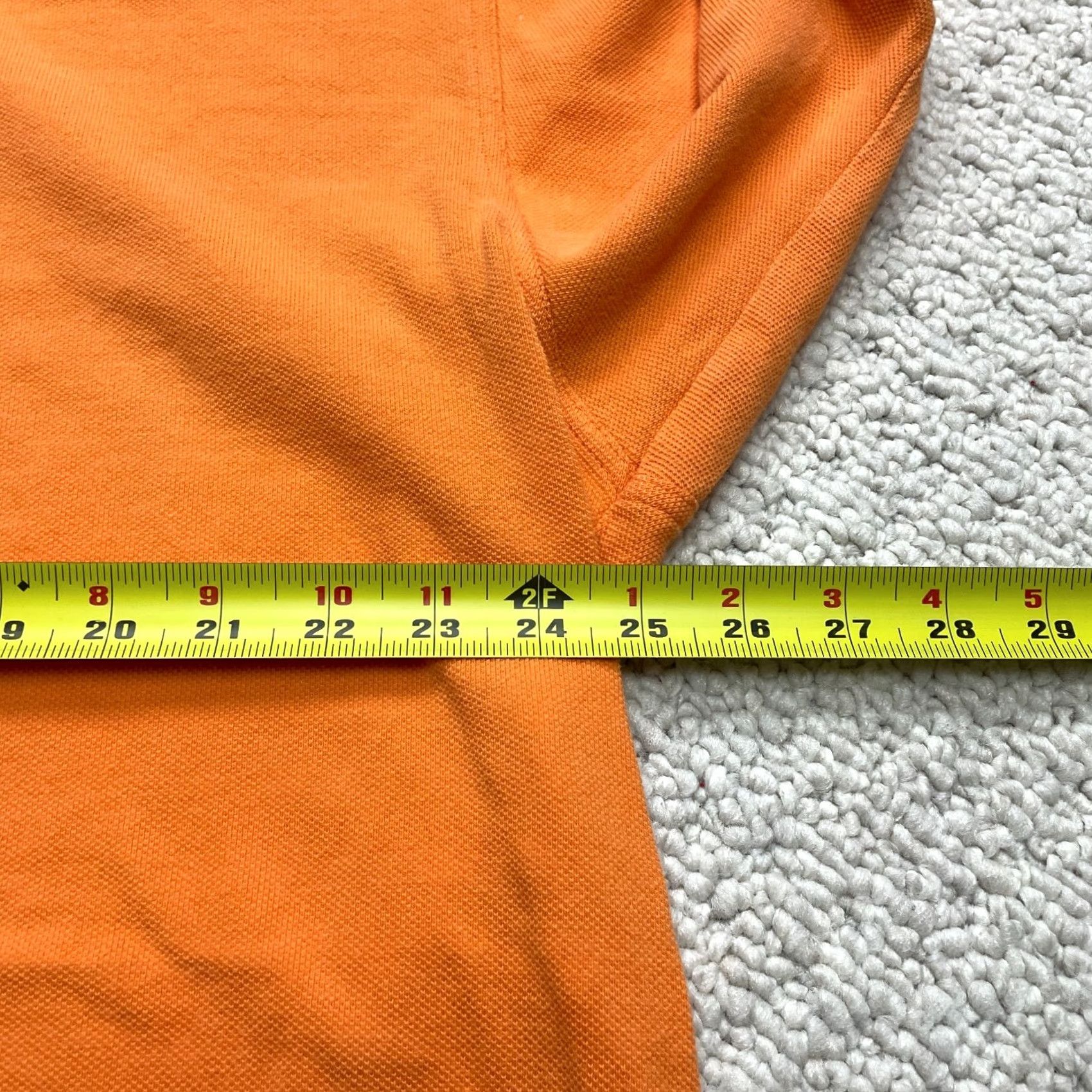 Gap Gap Pique Polo Shirt Mens XXL 50" Orange Short Sleeve Rugby Golf Cotton Adult Size US XXL / EU 58 / 5 - 6 Thumbnail
