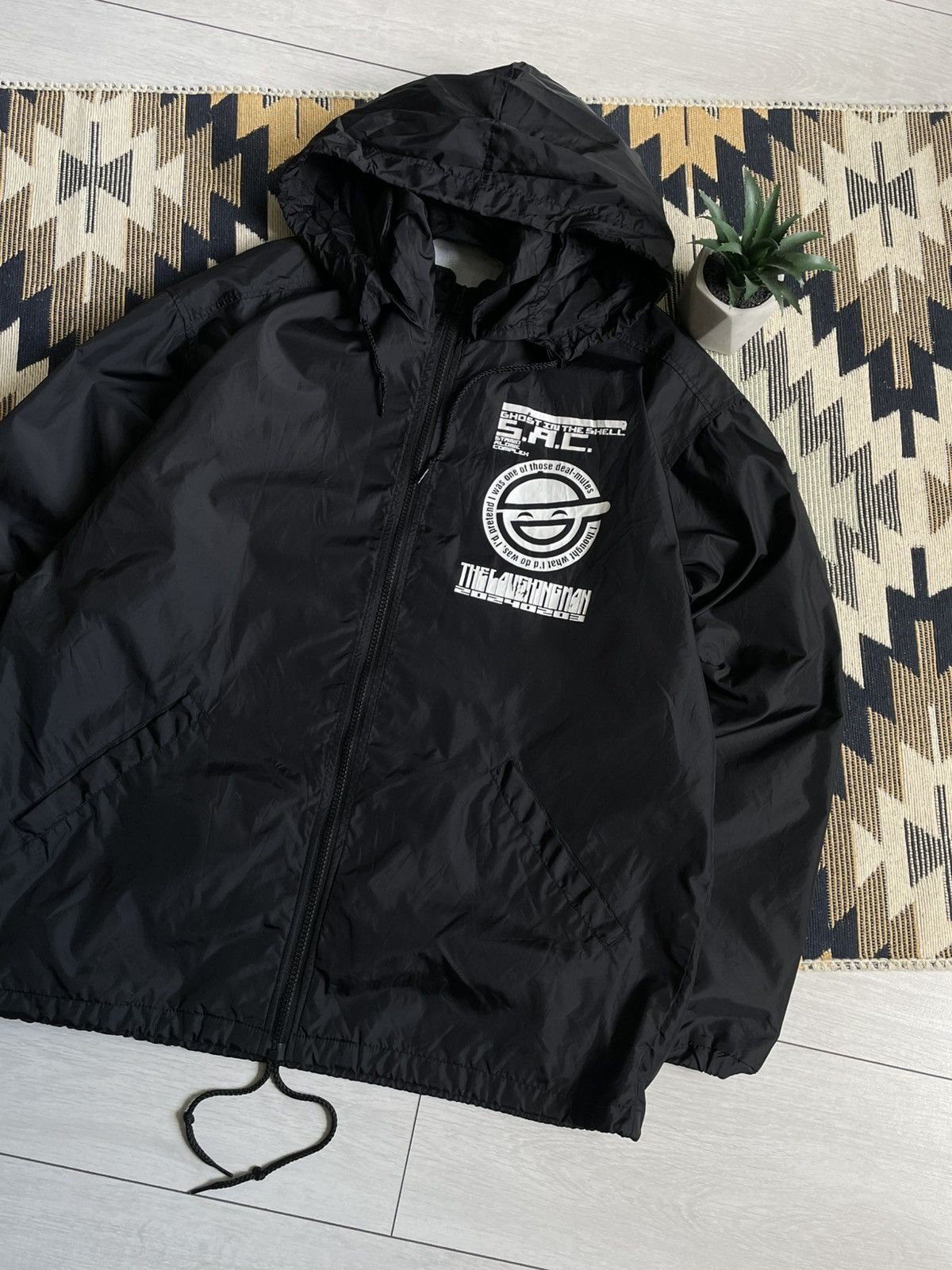 Anime Vintage Ghost In The Shell The Laughing Man Jacket Size US M / EU 48-50 / 2 - 7 Thumbnail