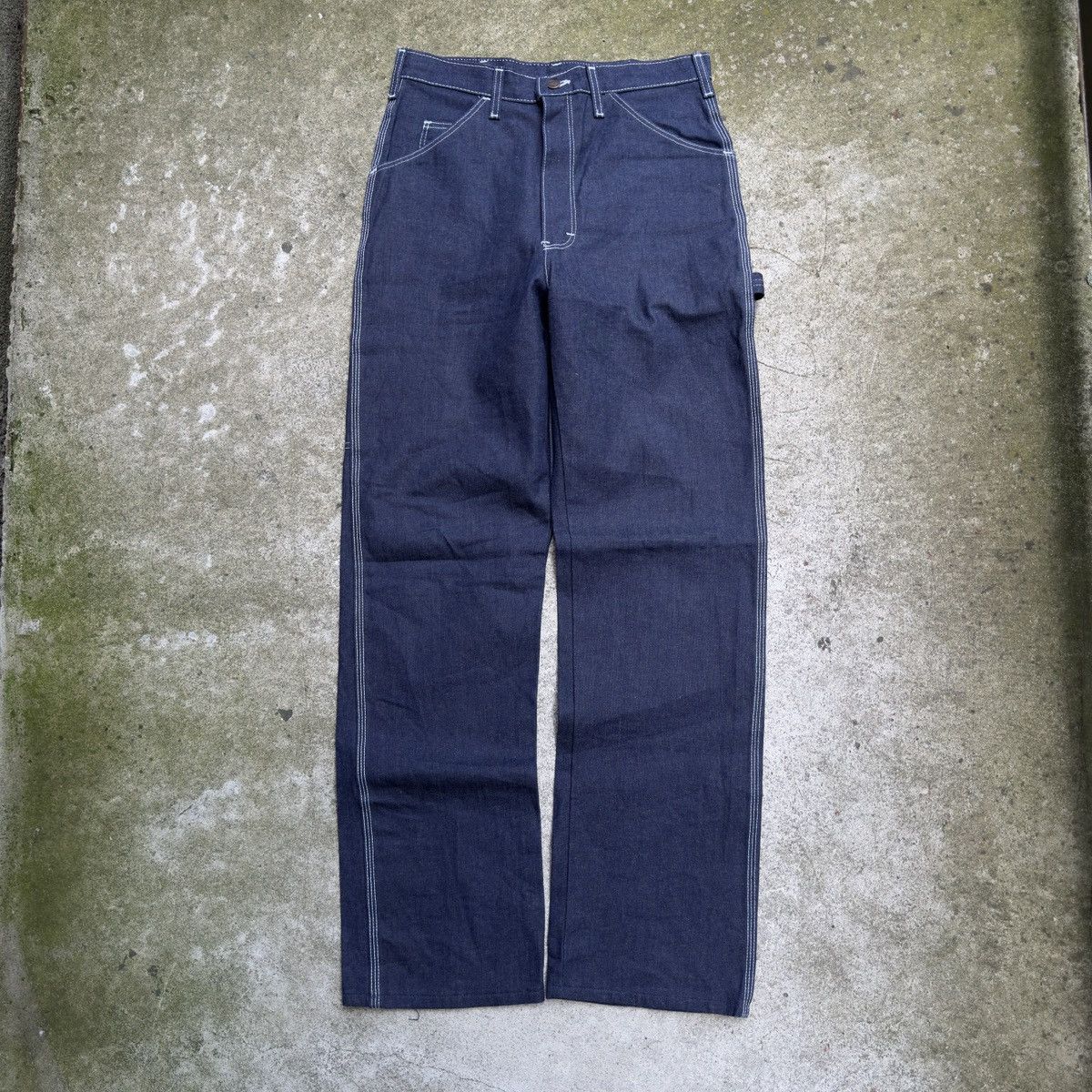 Vintage 70s 80s Dickies Dark Wash Carpenter Work Jeans Size US 30 / EU 46 - 1 Thumbnail