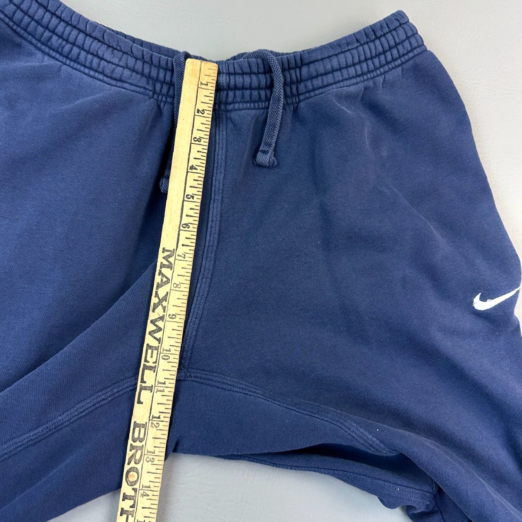 Nike VINTAGE Nike Sportswear Club Fleece Pants Mens XL Blue Jogger Sweatpants Swoosh Logo Size US 36 / EU 52 - 4 Thumbnail