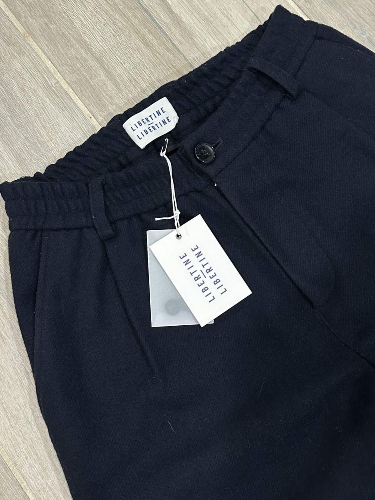 Libertine-Libertine Libertine-Libertine Navy Wool Trouser Pant Size US 32 / EU 48 - 2 Thumbnail