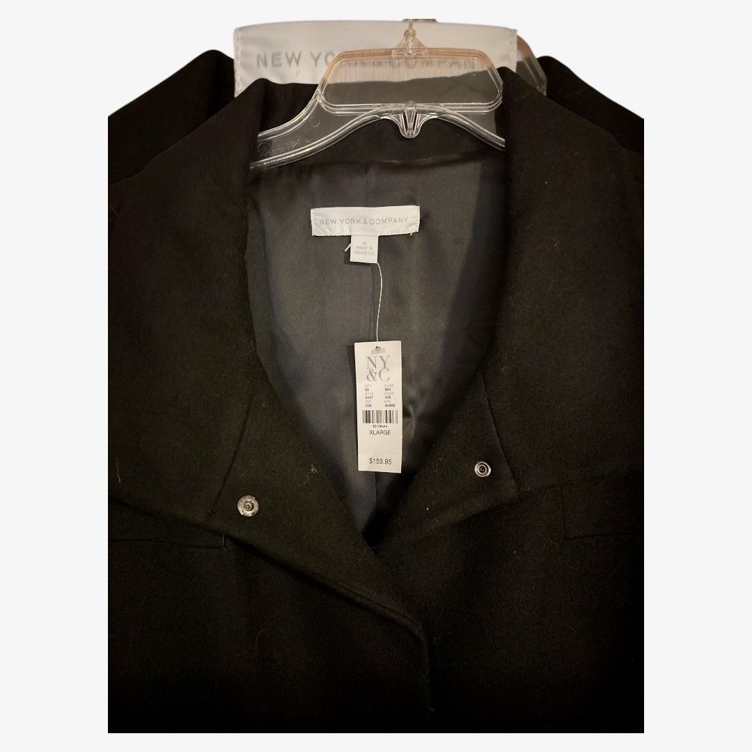 Other NWT New York & Company Long Wool Coat XL Size XL / US 12-14 / IT 48-50 - 2 Thumbnail