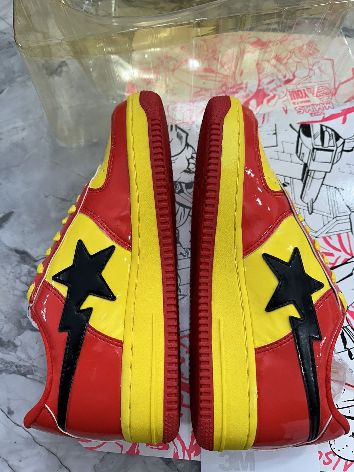 Bape Bape x Marvel Iron Man Bapesta Size US 9 / EU 42 - 21 Thumbnail