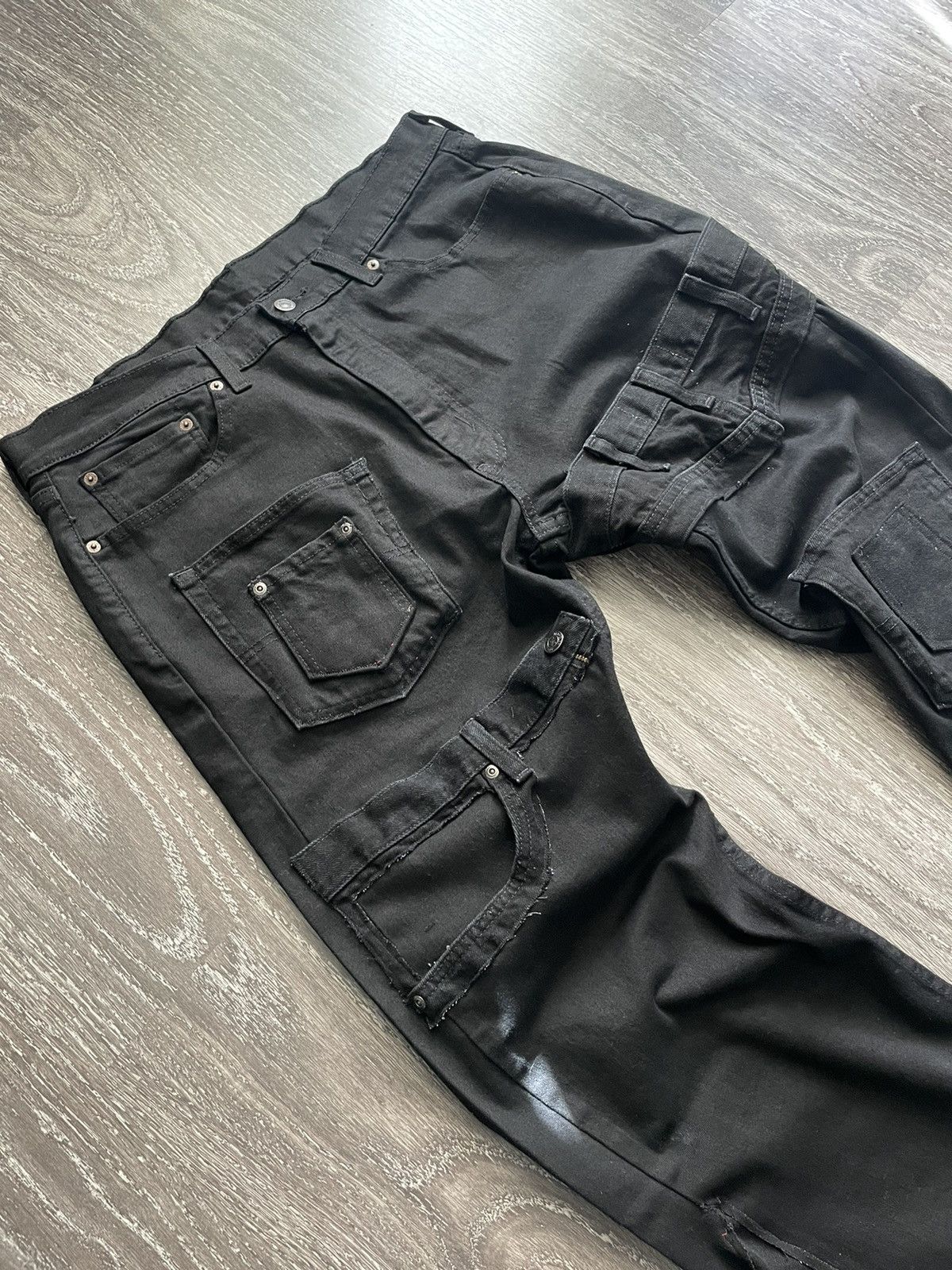 Other Black on Black Multi Pocket Denim Size US 32 / EU 48 - 1 Thumbnail