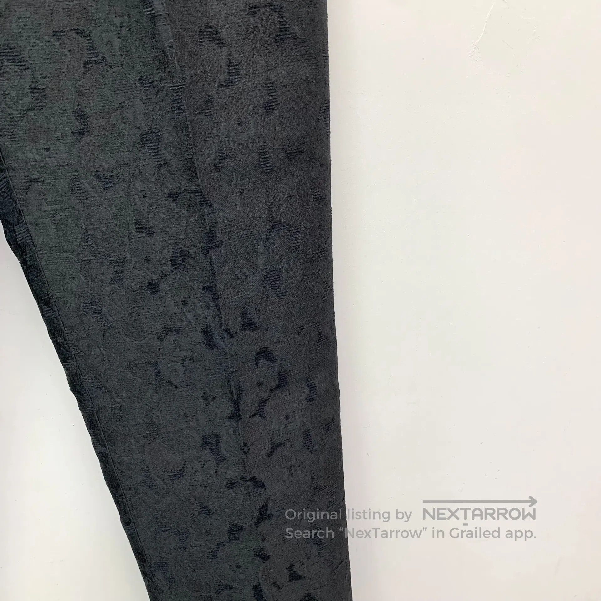Dolce & Gabbana Dolce Gabbana Black lace floral embroidery casual long pan Size US 30 / EU 46 - 4 Thumbnail