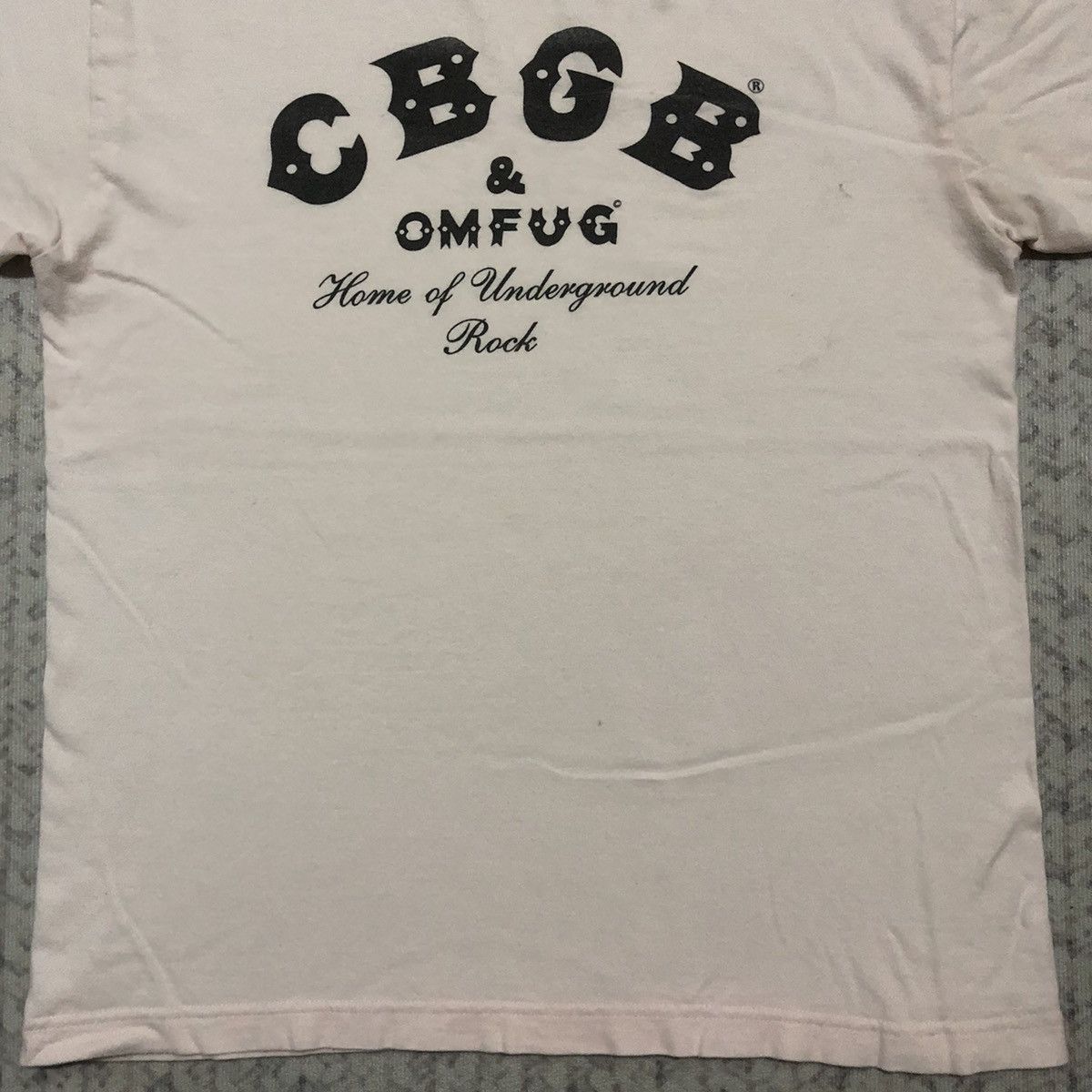 Band Tees × Vintage Rare Distressed Vintage CBGB & OMFUG Punk Tees Size US XXS / EU 40 - 3 Thumbnail
