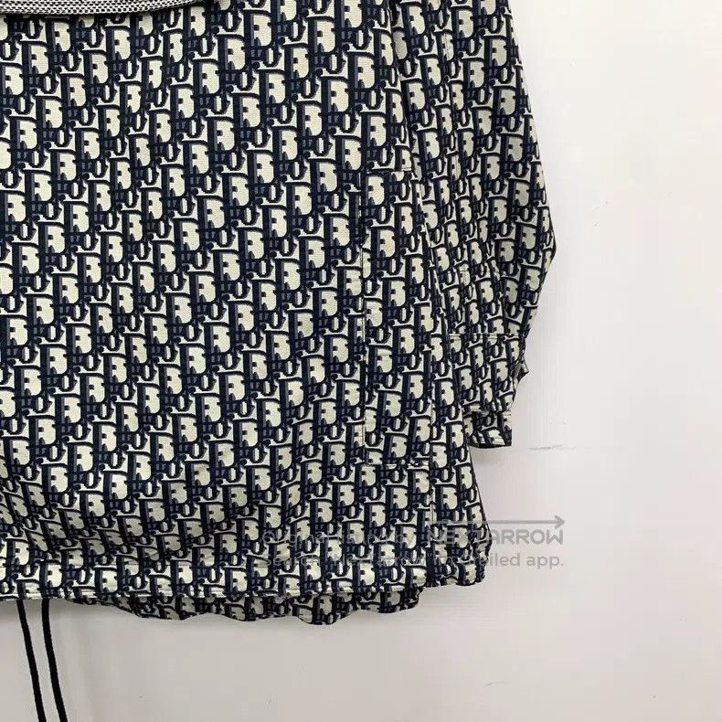 Dior Dior Colour block logo jacquard full print hooded semi-zip Size XS / US 0-2 / IT 36-38 - 4 Thumbnail
