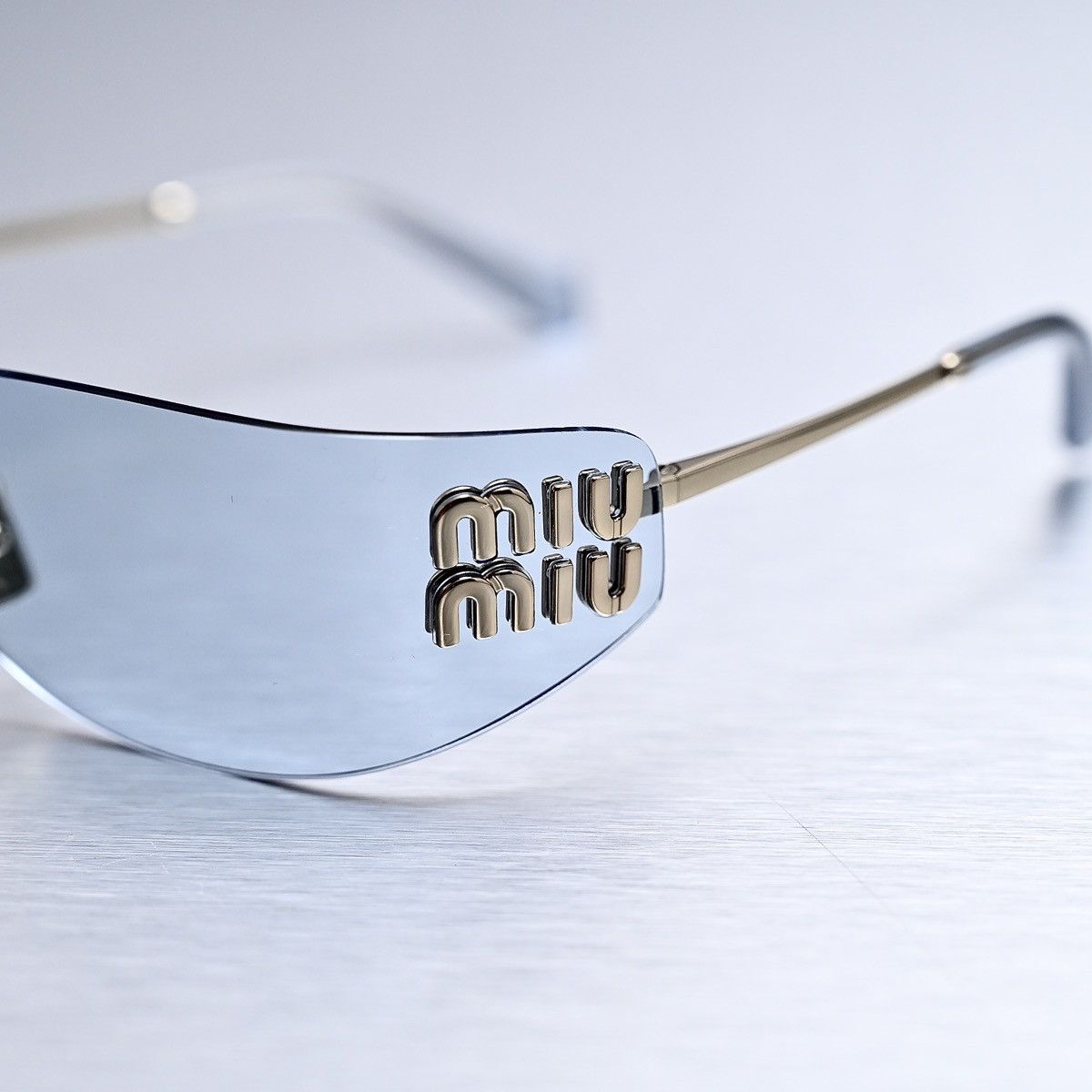 Miu Miu MIU MIU 0MU A51S ZVN10P SUNGLASSES Size ONE SIZE - 3 Thumbnail