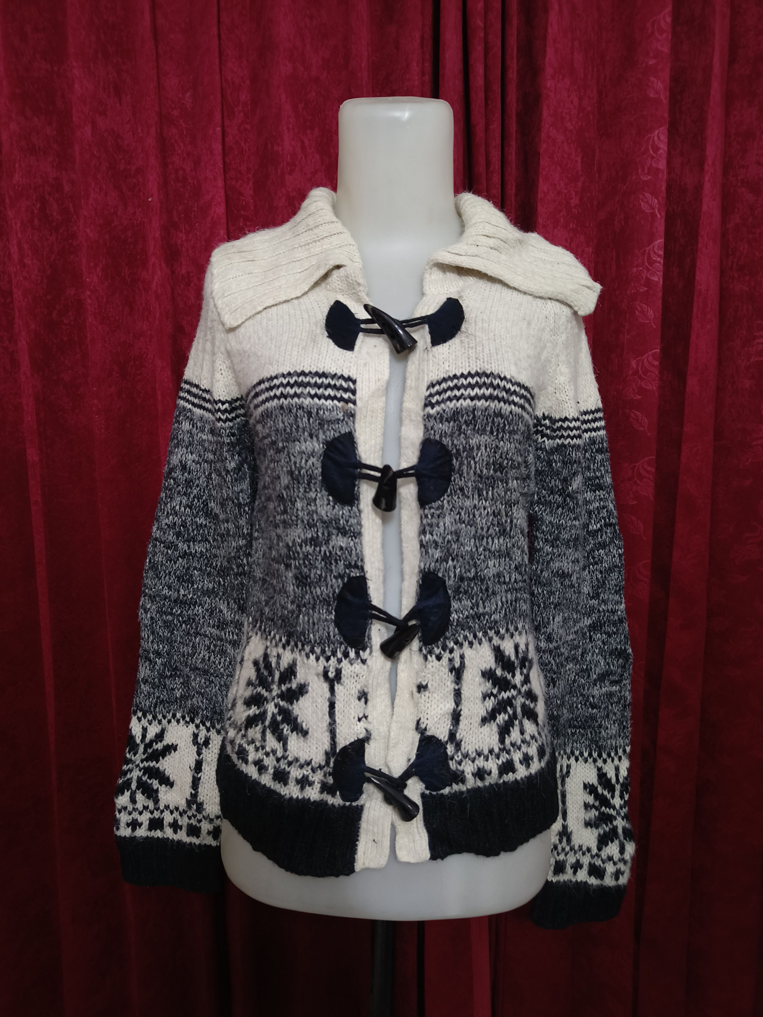 Other Vintage 90s RENEE Aztec Navajo Ethnic Motifs Knit Sweater Size US S / EU 44-46 / 1 - 8 Thumbnail