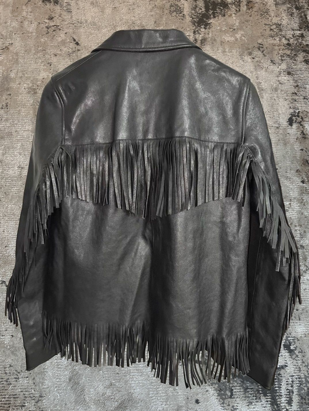 Saint Laurent Paris Saint Laurent Fringe Jacket Fall Winter 2013 Runway Size US XS / EU 42 / 0 - 2 Thumbnail