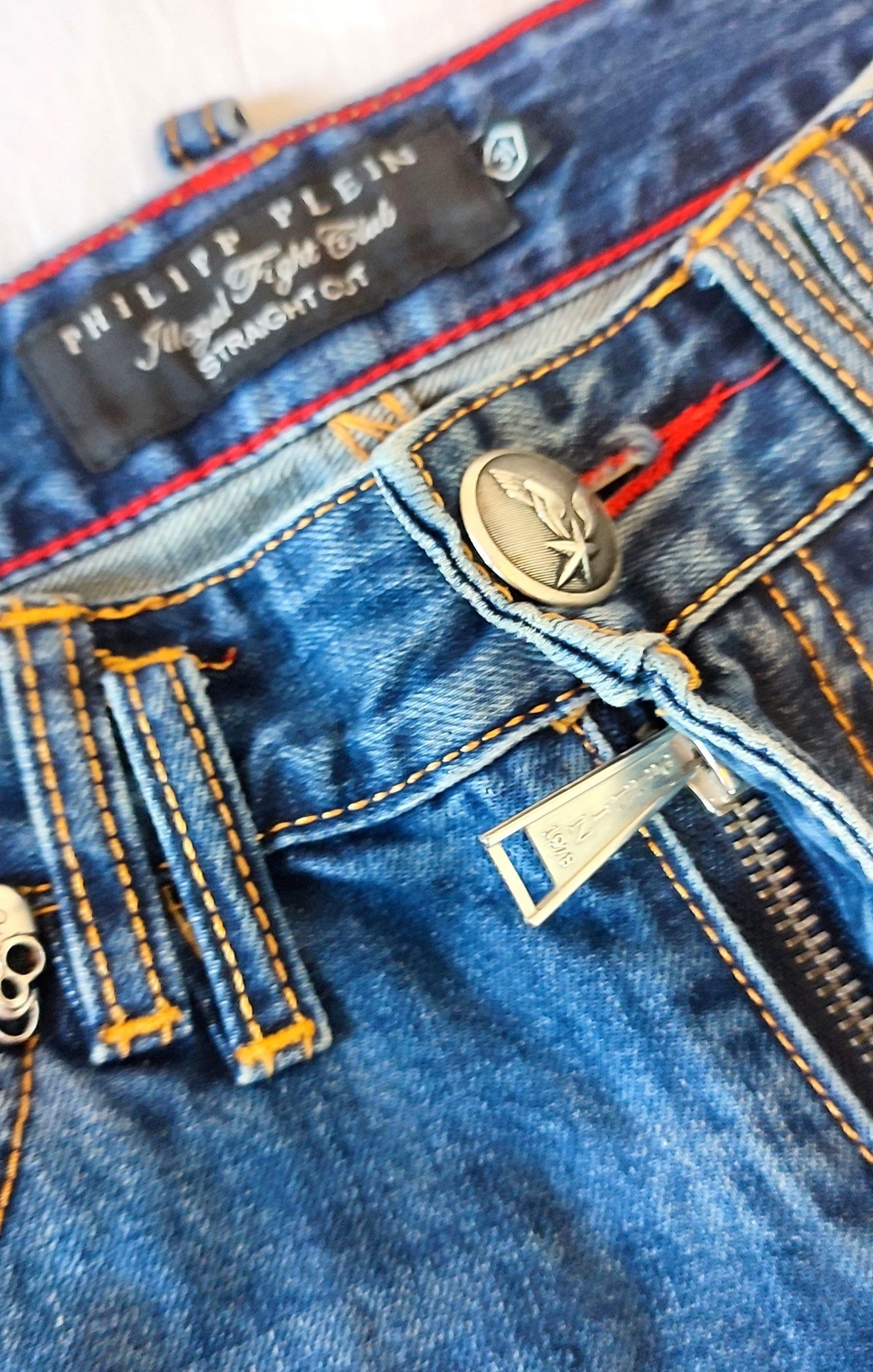 Philipp Plein Jean Illegal fight club straight cut Size US 31 - 6 Thumbnail
