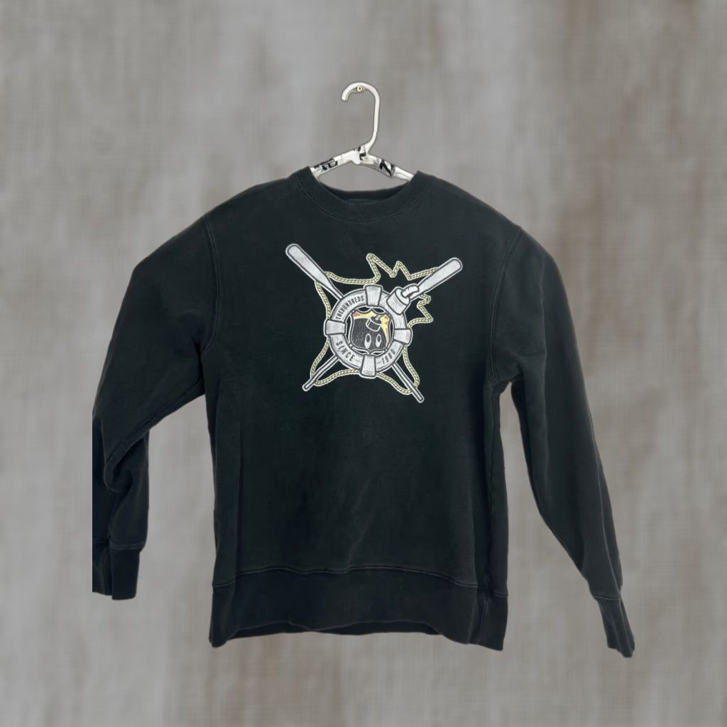 The Hundreds The Hundreds Mens Medium Black Pullover Crewneck Sweater Nautical Graphic Size US M / EU 48-50 / 2 - 1 Thumbnail