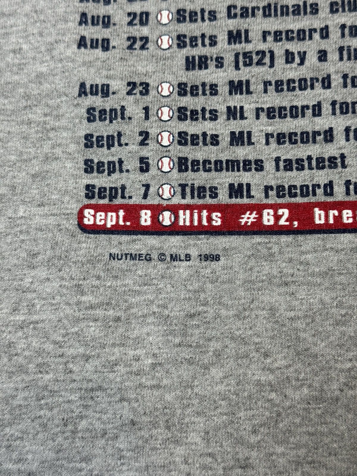 Nutmeg × Vintage Vtg 90s Mark Mcgwire Home Run King Cardinals XL T Shirt Size US XL / EU 56 / 4 - 5 Thumbnail