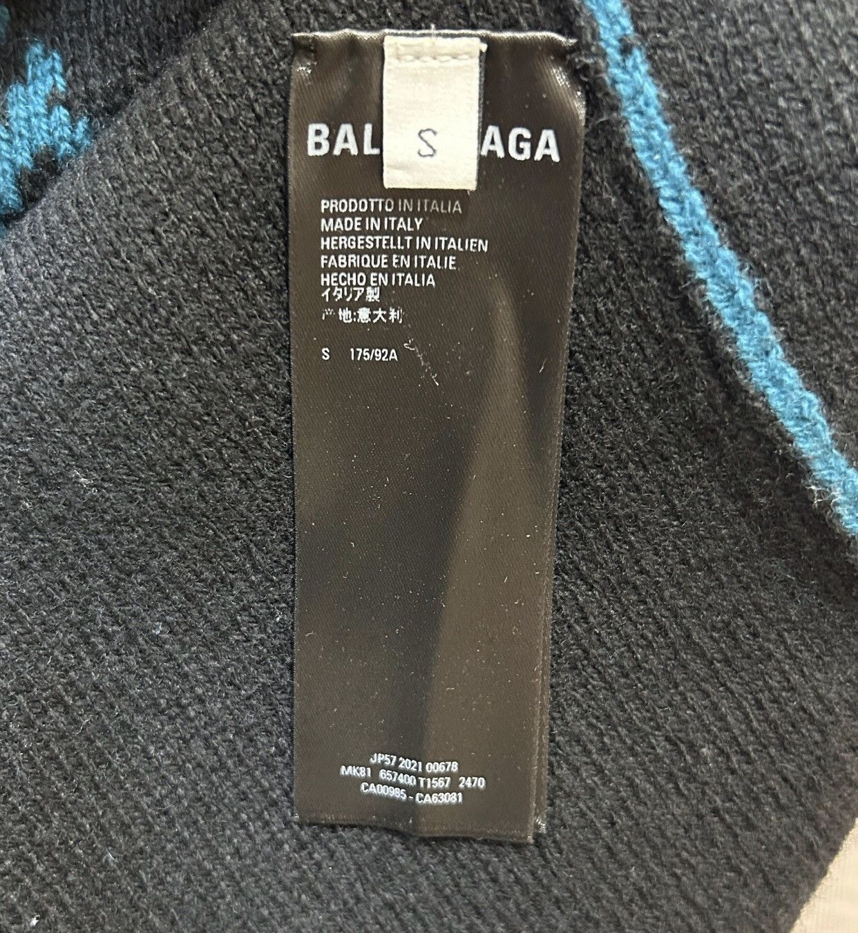 Balenciaga BALENCIAGA bullet screen logo sweater2412-Nextarrow Size US S / EU 44-46 / 1 - 5 Thumbnail