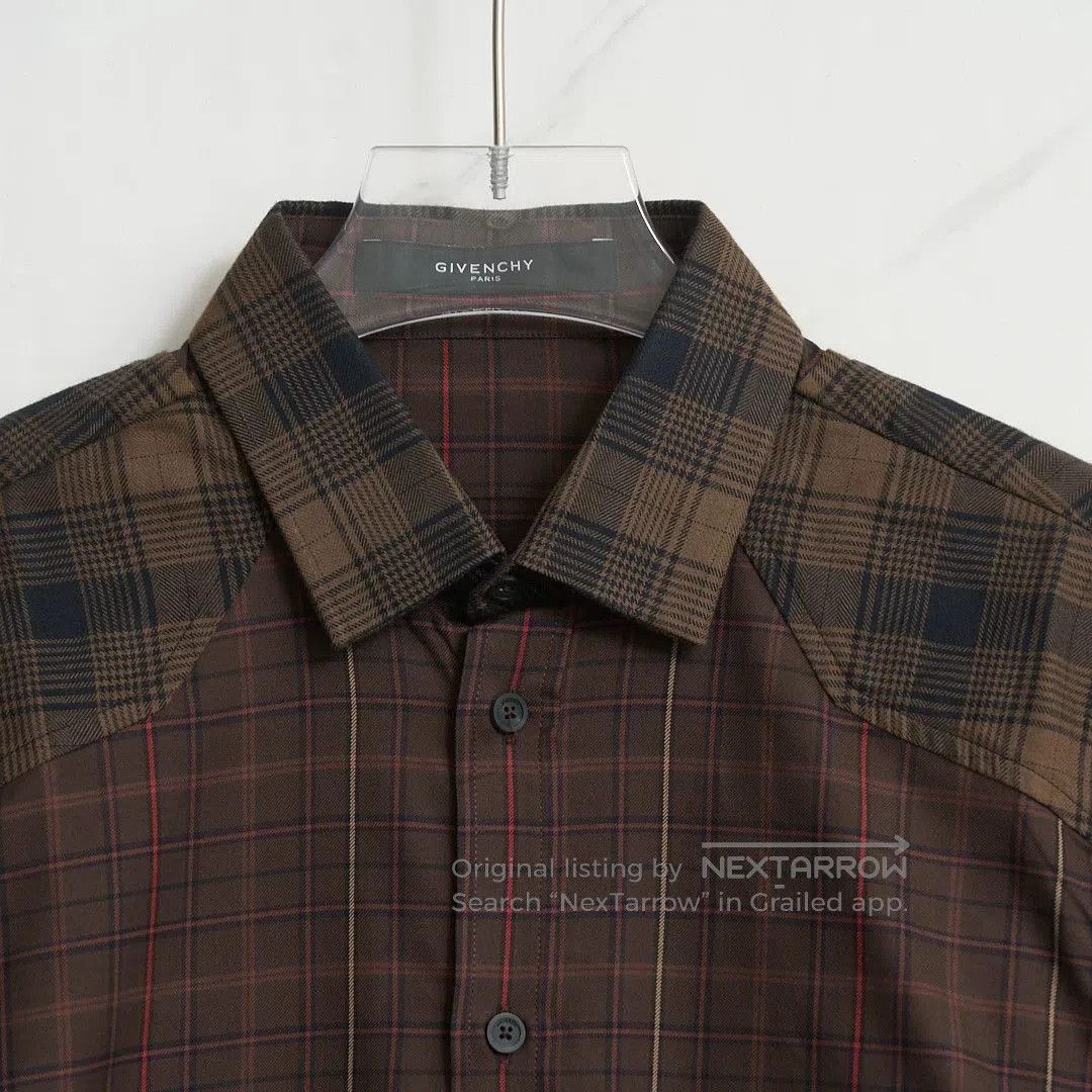 Givenchy Givenchy Men's Plaid Long-Sleeve Shirt. Size US M / EU 48-50 / 2 - 2 Thumbnail