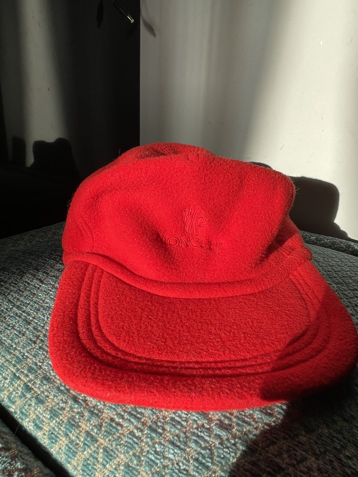 Moncler × Vintage Vintage MONCLER Ski Winter Fleece Cap one size Size ONE SIZE - 1 Thumbnail
